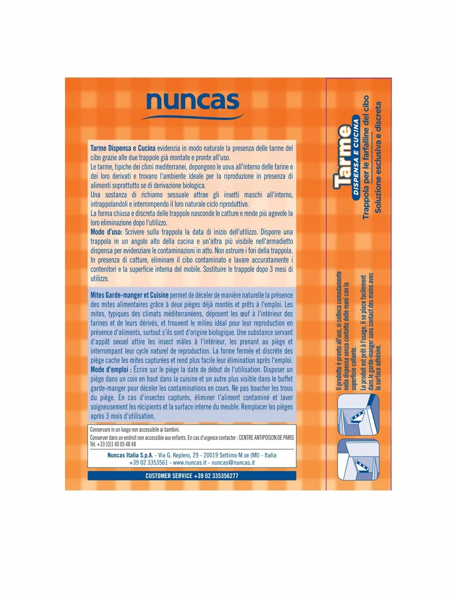 Nuncas Polillas Trampa Despensa y Cocina - 2 Piezas