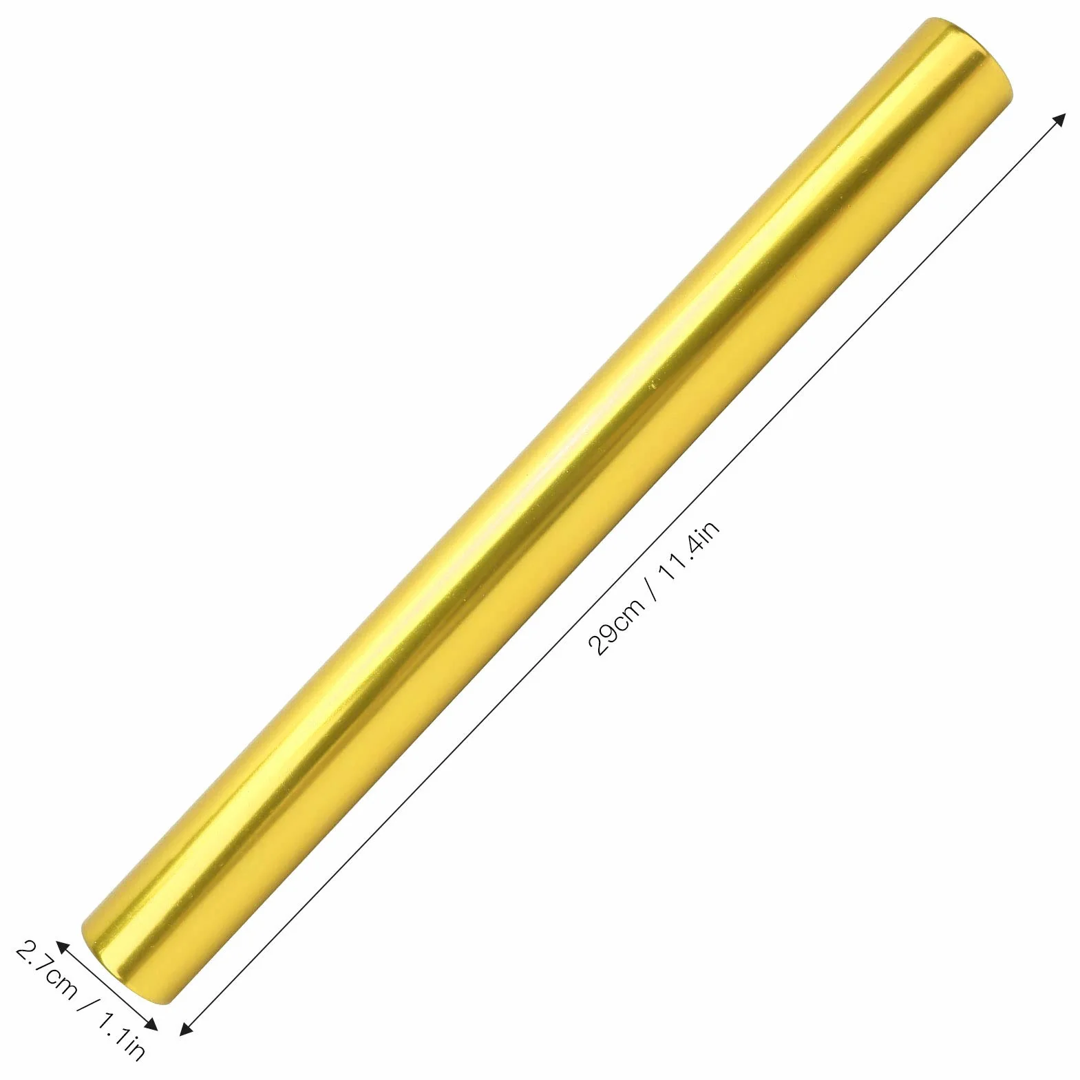 Keenso Bastón de Carrera de Relevos de Aluminio, 3 Piezas para Pista y Campo