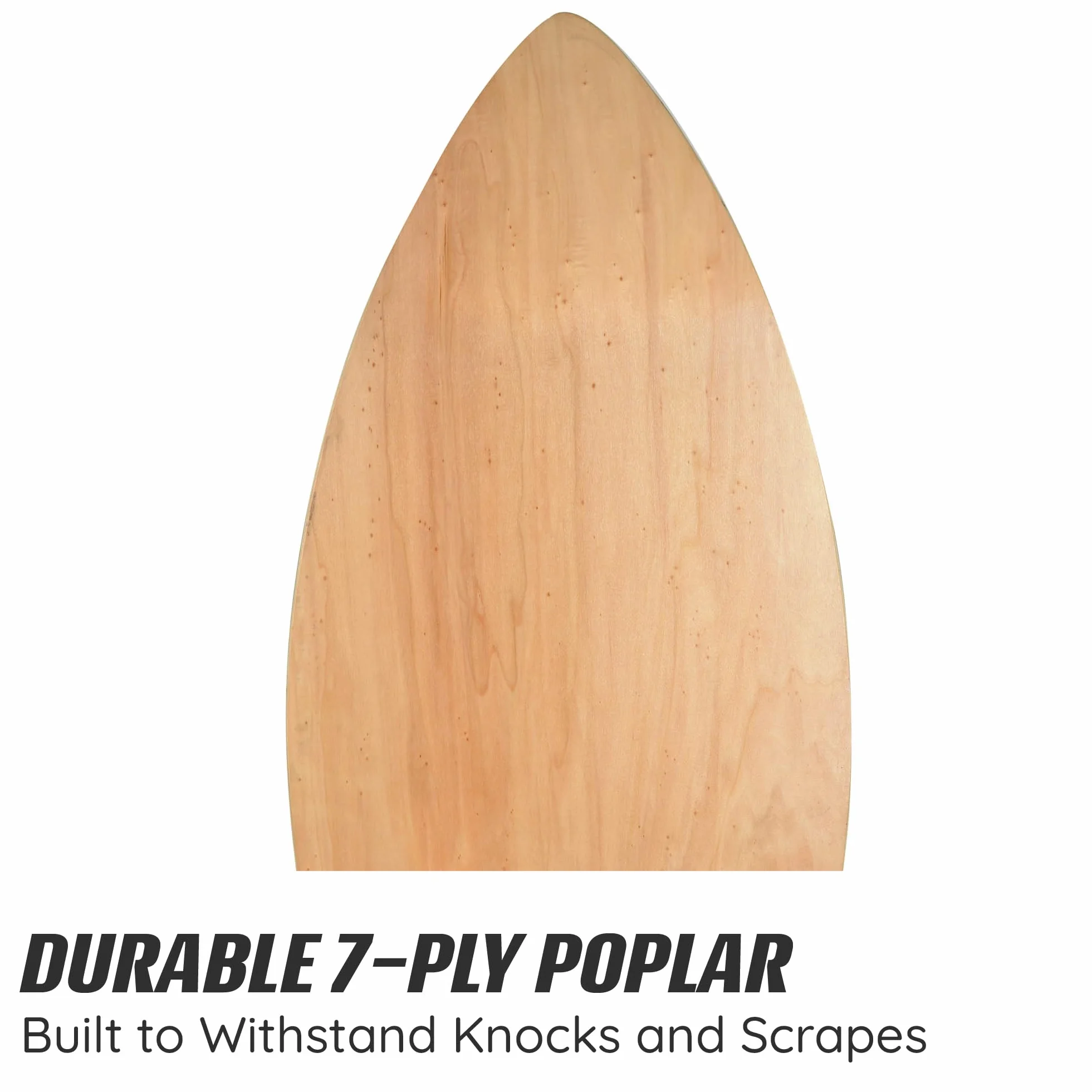 Osprey Surf Skimboard 41 Inch Pintail Beginner Skim Board 7 Ply Wood Construction