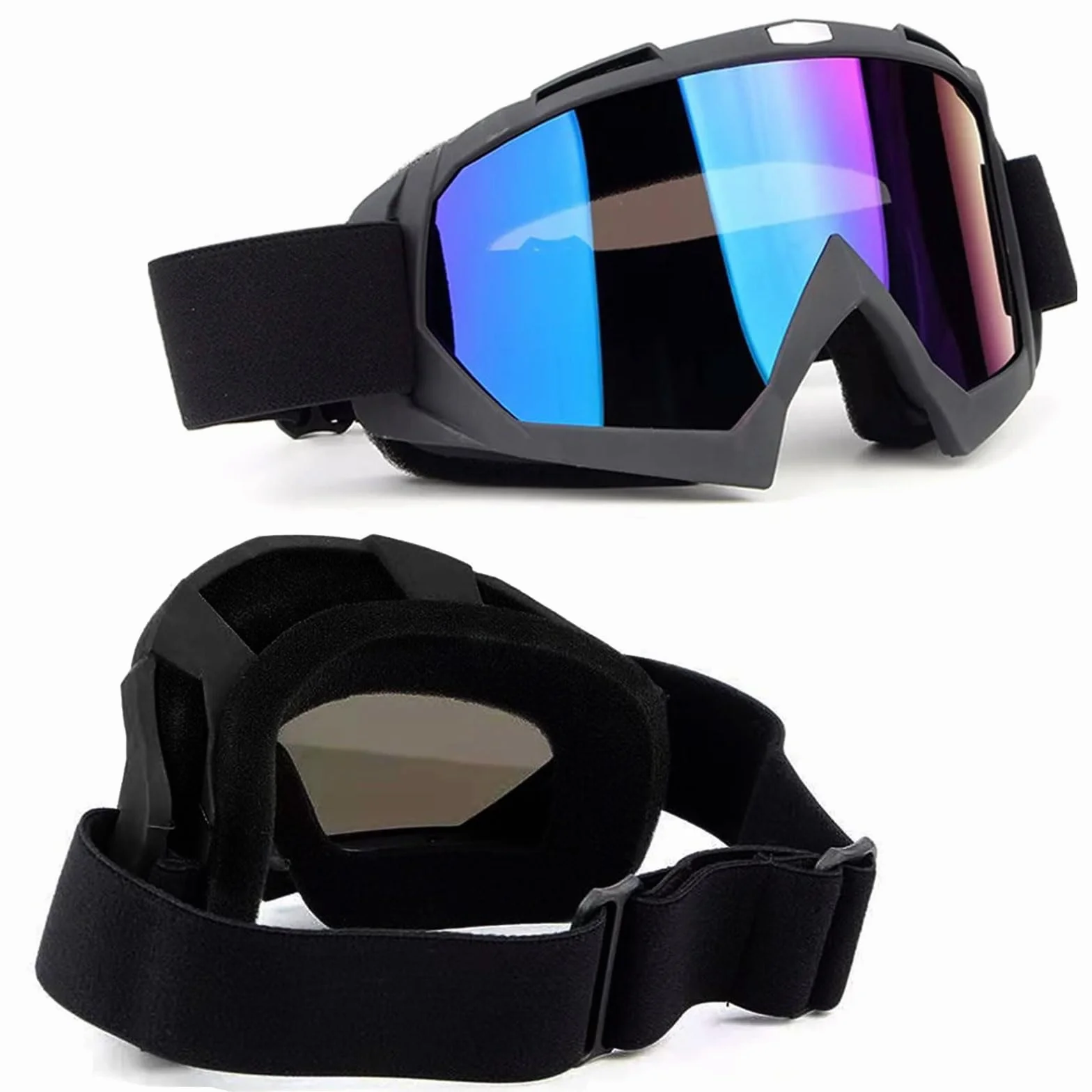 Gafas de Esquí y Snowboard a Prueba de Viento con Espejo para Montañismo