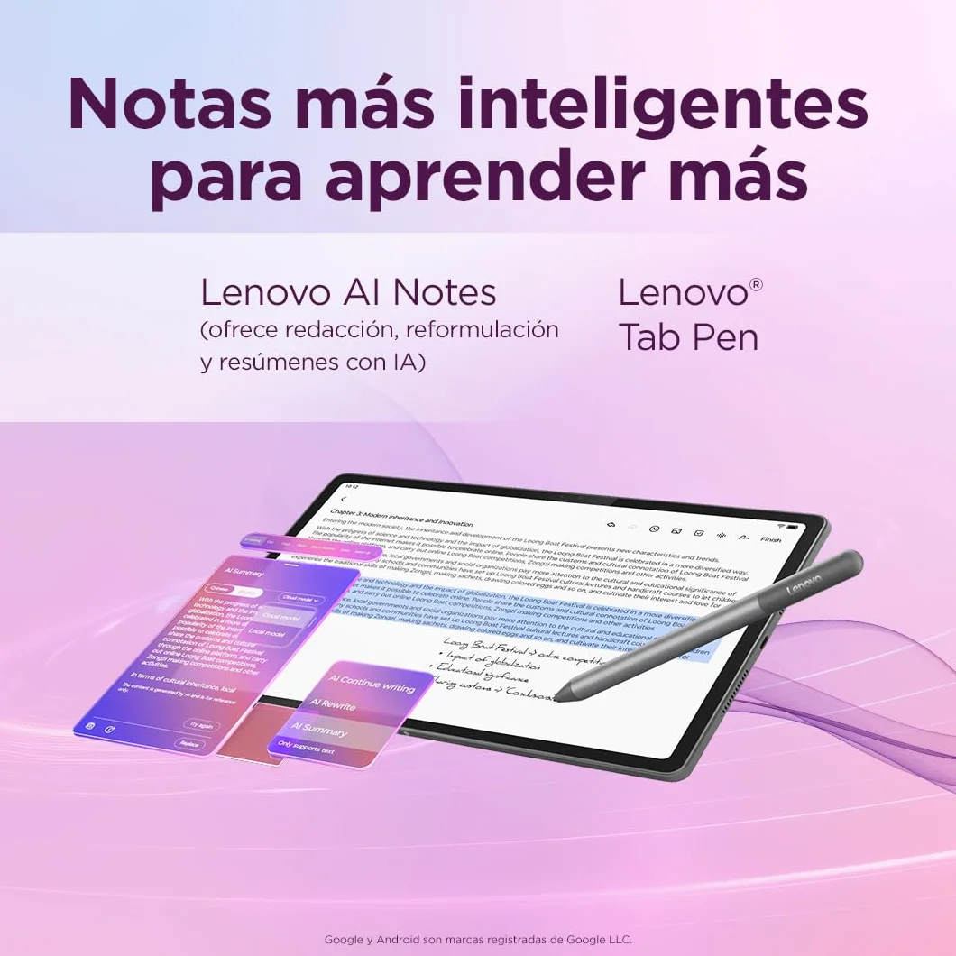 Lenovo Idea Tab Plus Tablet 12.1" 2.5K 12GB RAM 256GB MediaTek Dimensity 6400 90Hz Android 15 Luna Grey