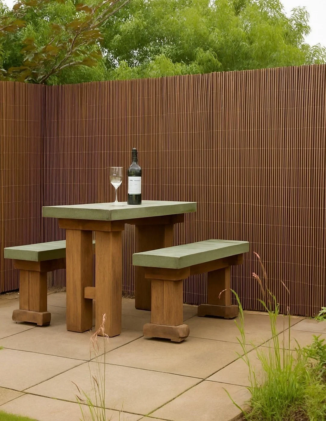JARDIN202 - Cerramiento Mimbre Natural para Cerramientos y Vallas | Mimbre Natural de Alta Ocultación | 1x3m