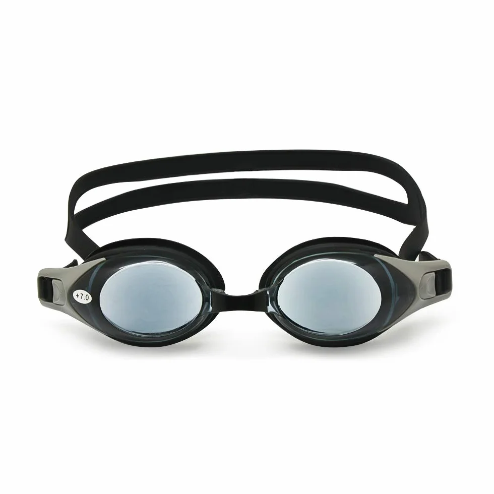Gafas de natación protección UV impermeable resistentes diferente graduación izquierdo derecho