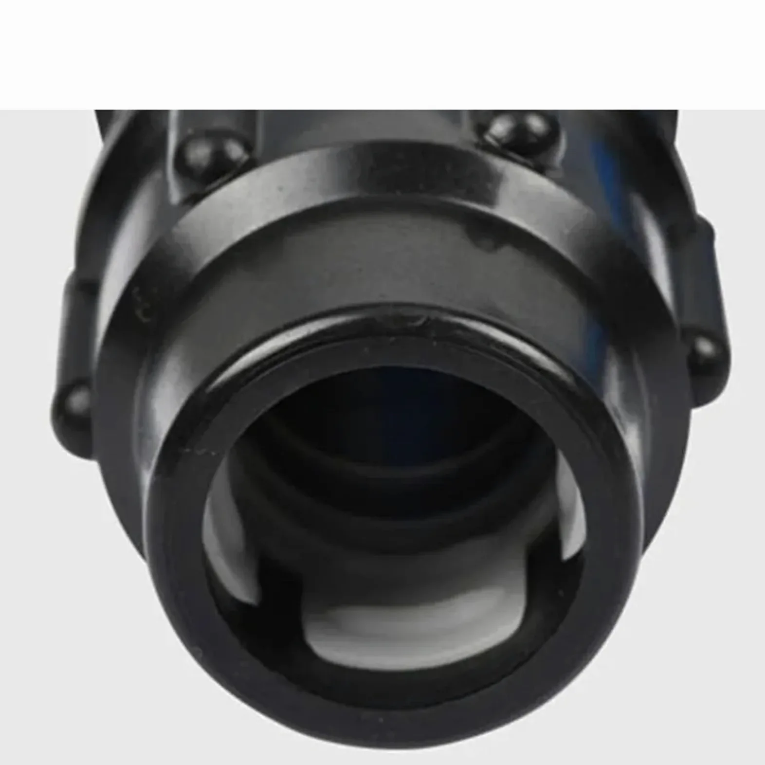 VELORE Conector de válvula de bola rápida de plástico de 20/25/32/40/50 mm, conector de válvula de bola rápida para jardín, agricultura, riego, accesorios de tubería de agua (azul, 63 mm)