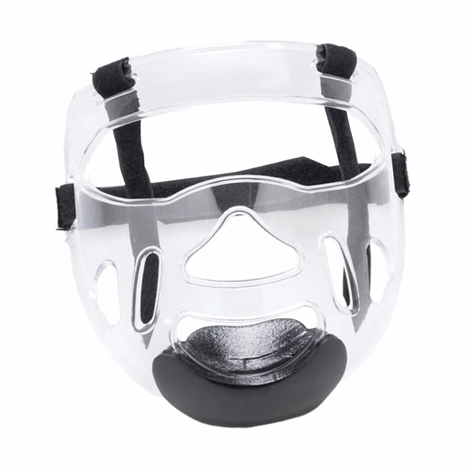 Protector Facial Taekwondo Transparente Casco Ajustable con Ventilación
