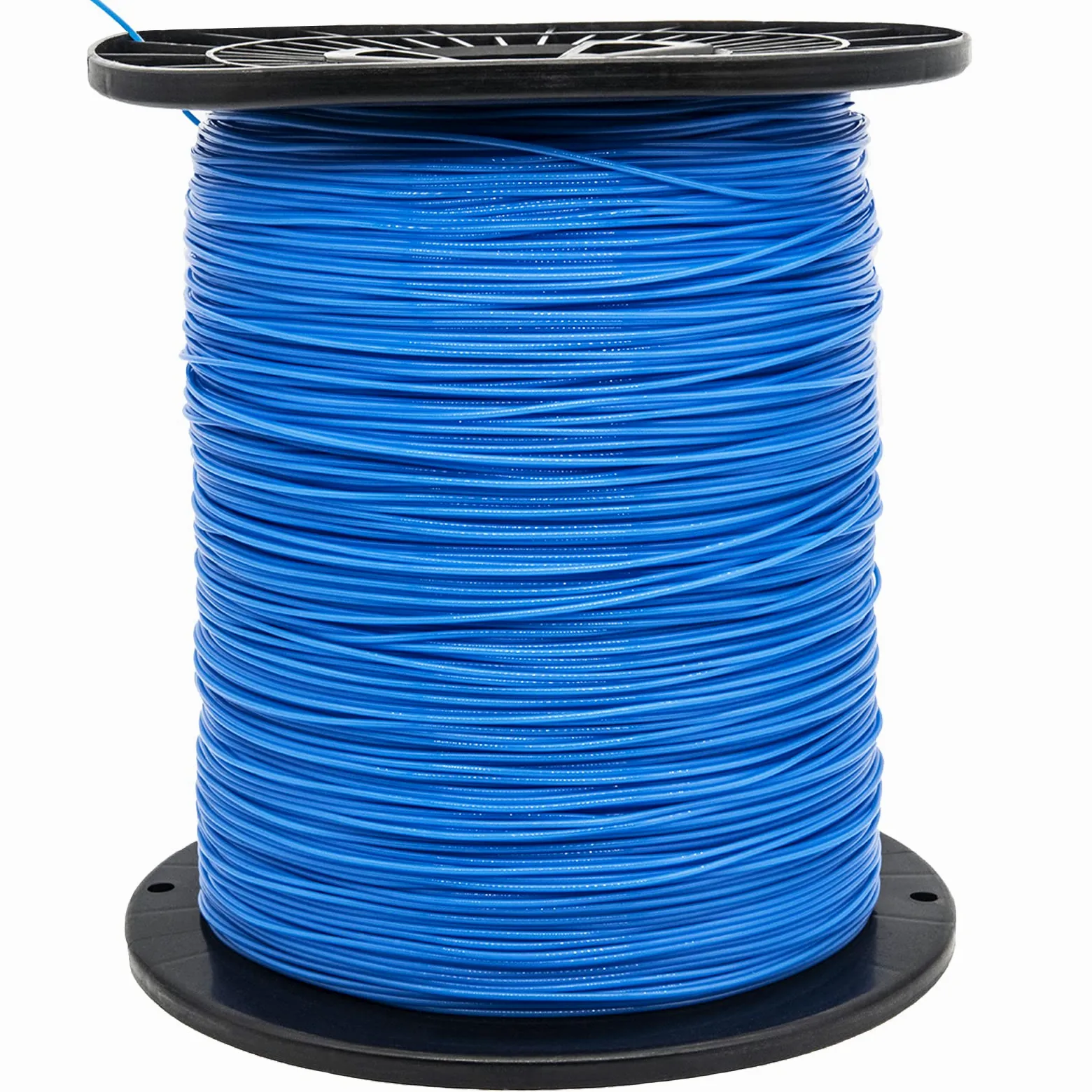 KAKO 065 Inch Trimmer Line, 0.16 pulgadas Weed Wacker Eater String, línea de ajuste de cuerda de nailon redondo para cortadora de malezas de 0.65 "-340 ft-2.3 kg-Spool azul