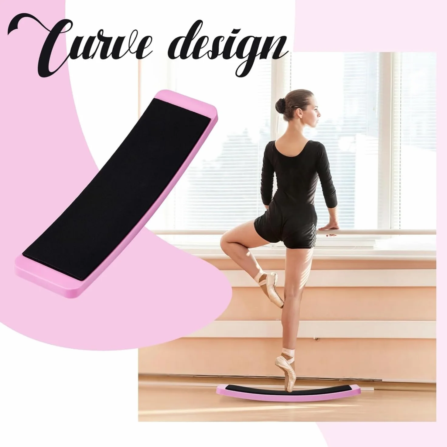 Tabla giratoria para ballet, patinaje artístico redondo, entrenamiento equilibrio pies