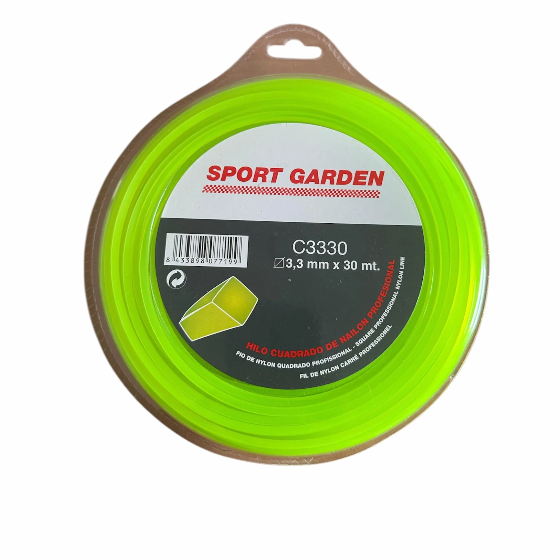 HILO NYLON CUA.C3330 3,3MMX30M - SPORT GARDEN - C3330