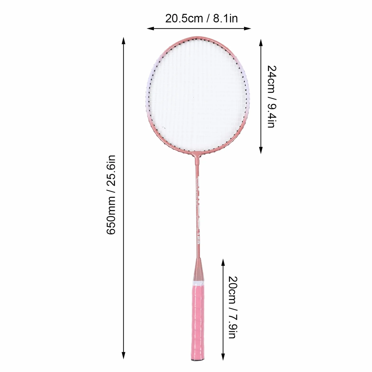 Raqueta de Bádminton Profesional de Aleación de Hierro Rosa para 2 Jugadores con Bolsa de Transporte