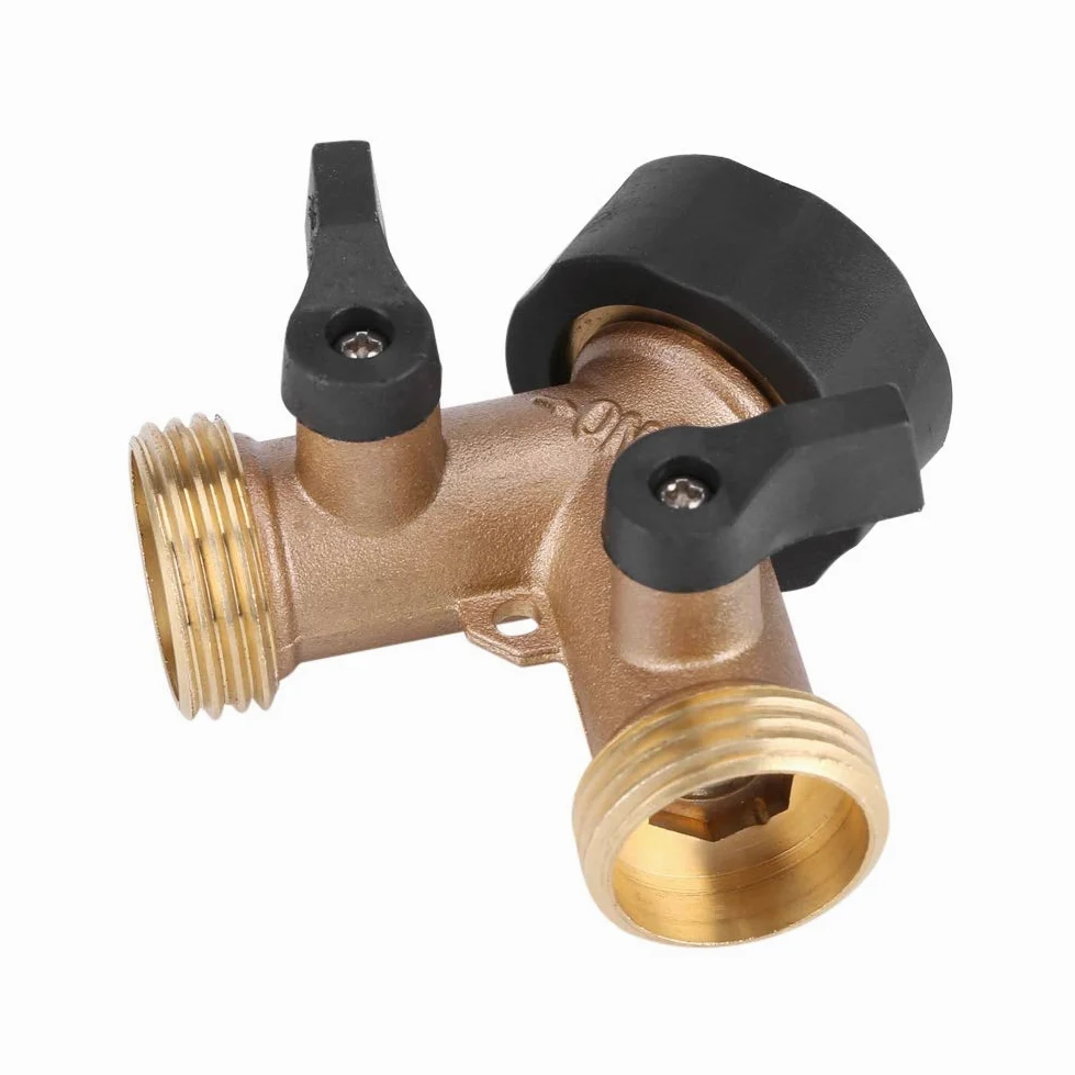 Conector de manguera, manguera independiente adaptador de espiga manguera de agua hecha de latón conector de forma