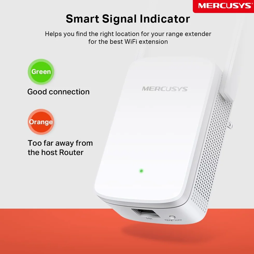 MERCUSYS ME30 AC1200 Repetidor WiFi 5 GHz 2.4 GHz 2 Antenas Externas