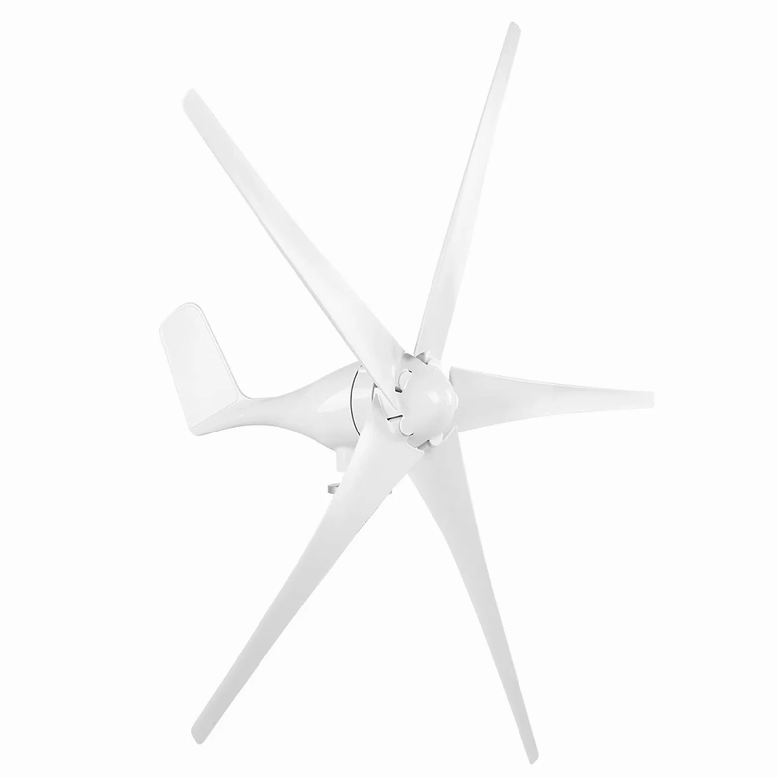 Haofy Turbinas Eólicas Pequeño Generador De Molino De Viento De 5 Palas Equipo Industrial Para Barcos, Cabinas, Terrazas Fibra De Nylon (48V)