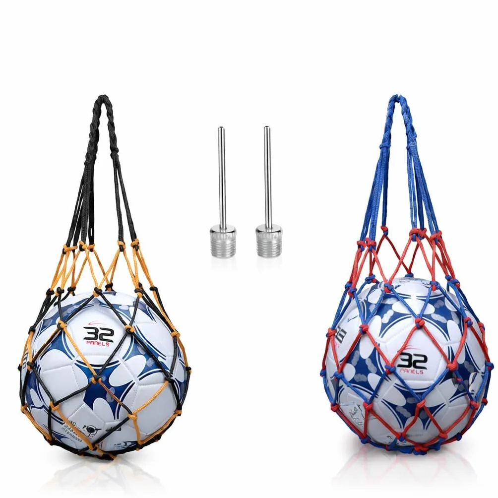 Bolsa para Balón Portátil con Agujas Inflables, Baloncesto Voleibol Playa