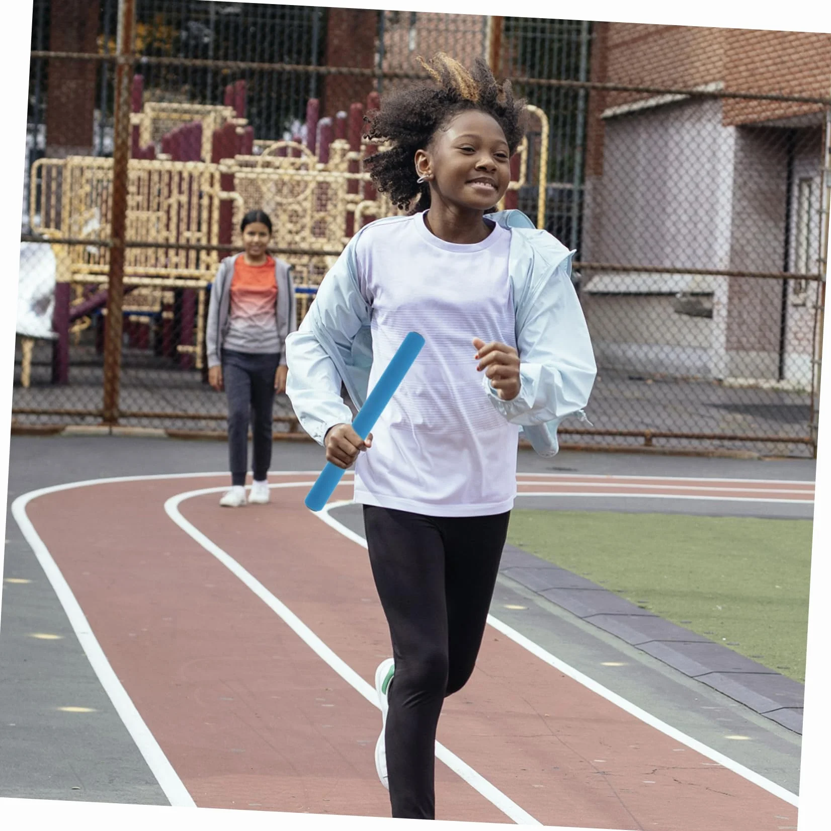 Bastones de Relevo para Niños Antideslizantes Espuma Correr Campo Deportes Equipo