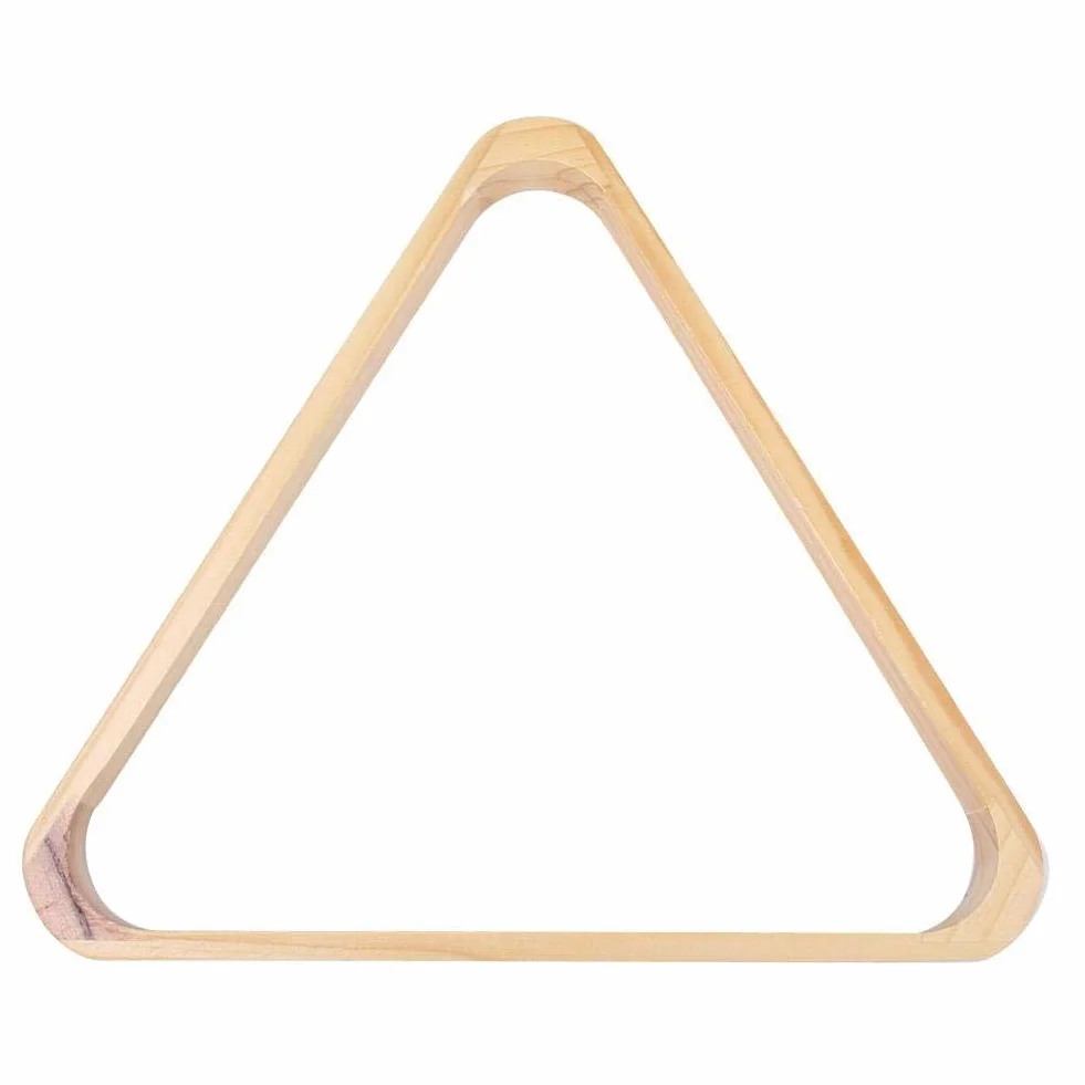 Vbest life Billar Marco de Rombo Triangular Bolas de Billar Bastidor Trípode de Madera Accesorios