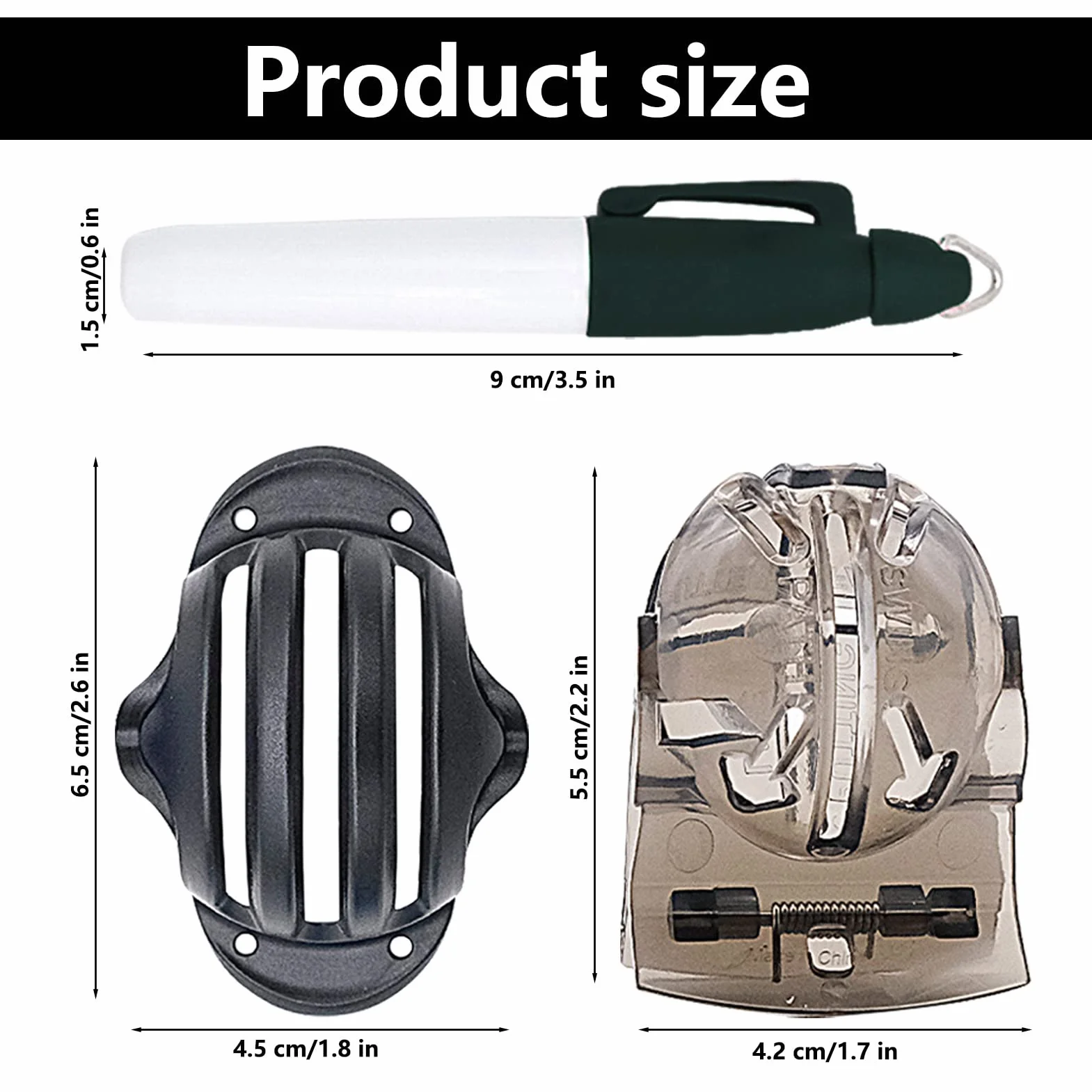 Kit de herramientas de marcador de pelota de golf de 8 piezas