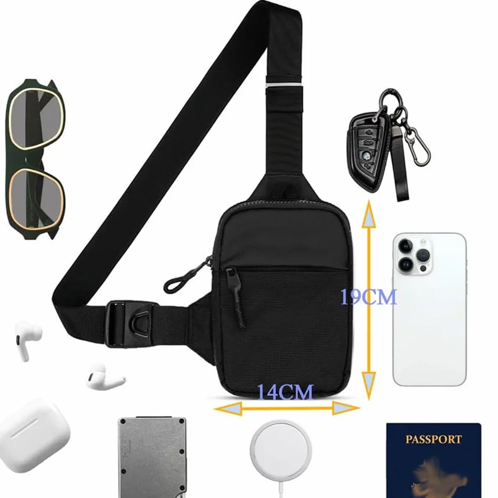 Concept Collective Bolso bandolera impermeable viaje hombre mujer