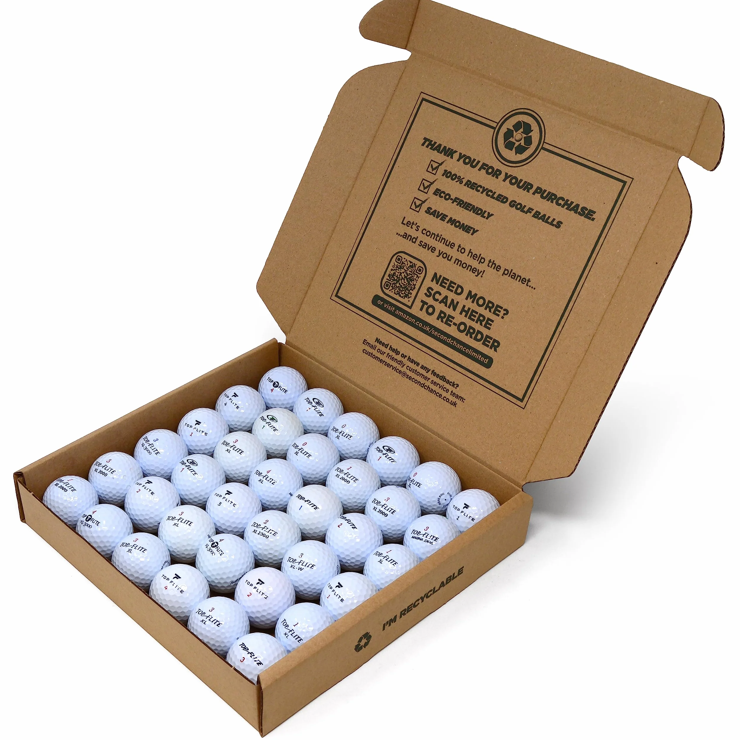 Top Flite Mix Grade A Lakeballs Golf