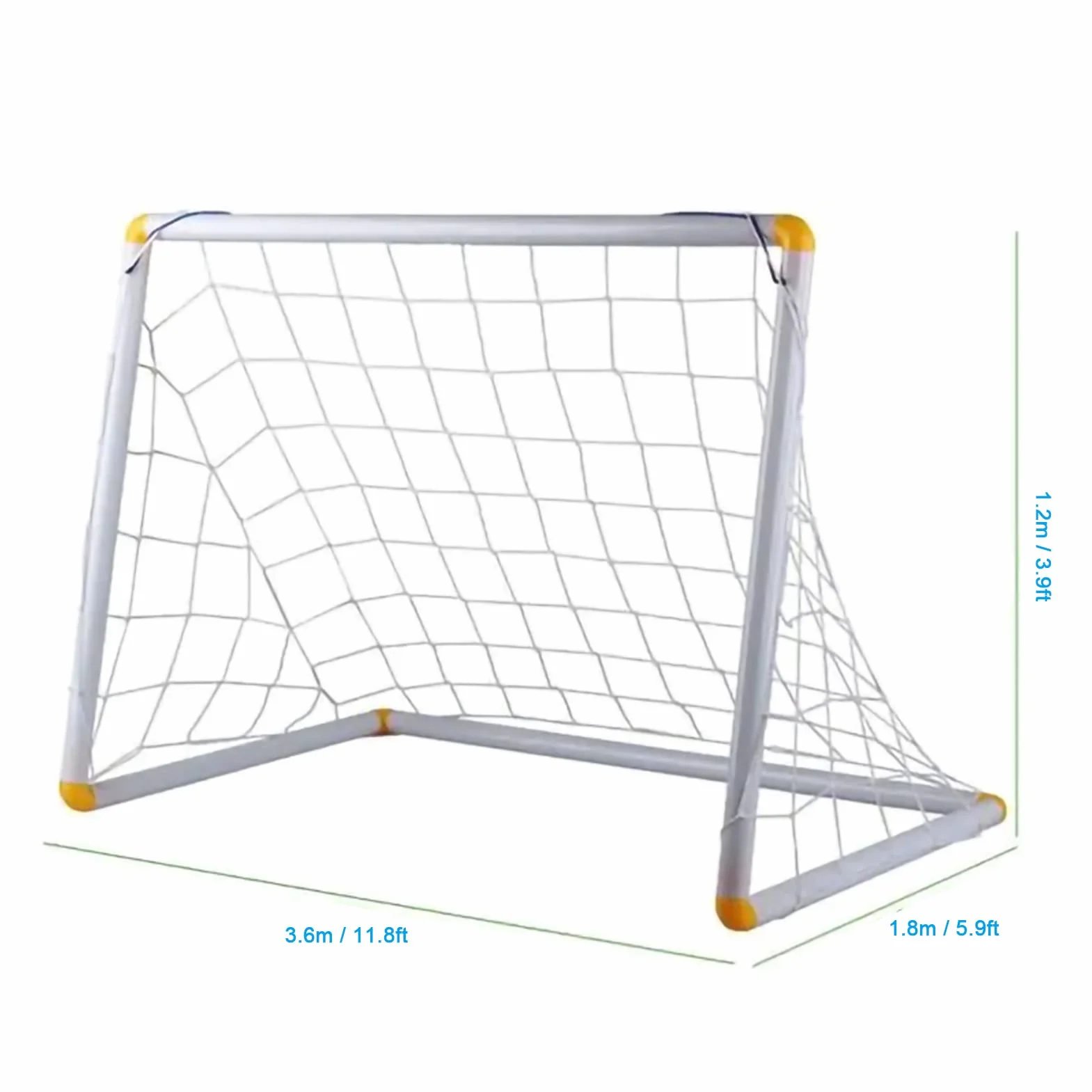 Red de Portería de Fútbol de Polietileno Tamaño Completo para Entrenamiento