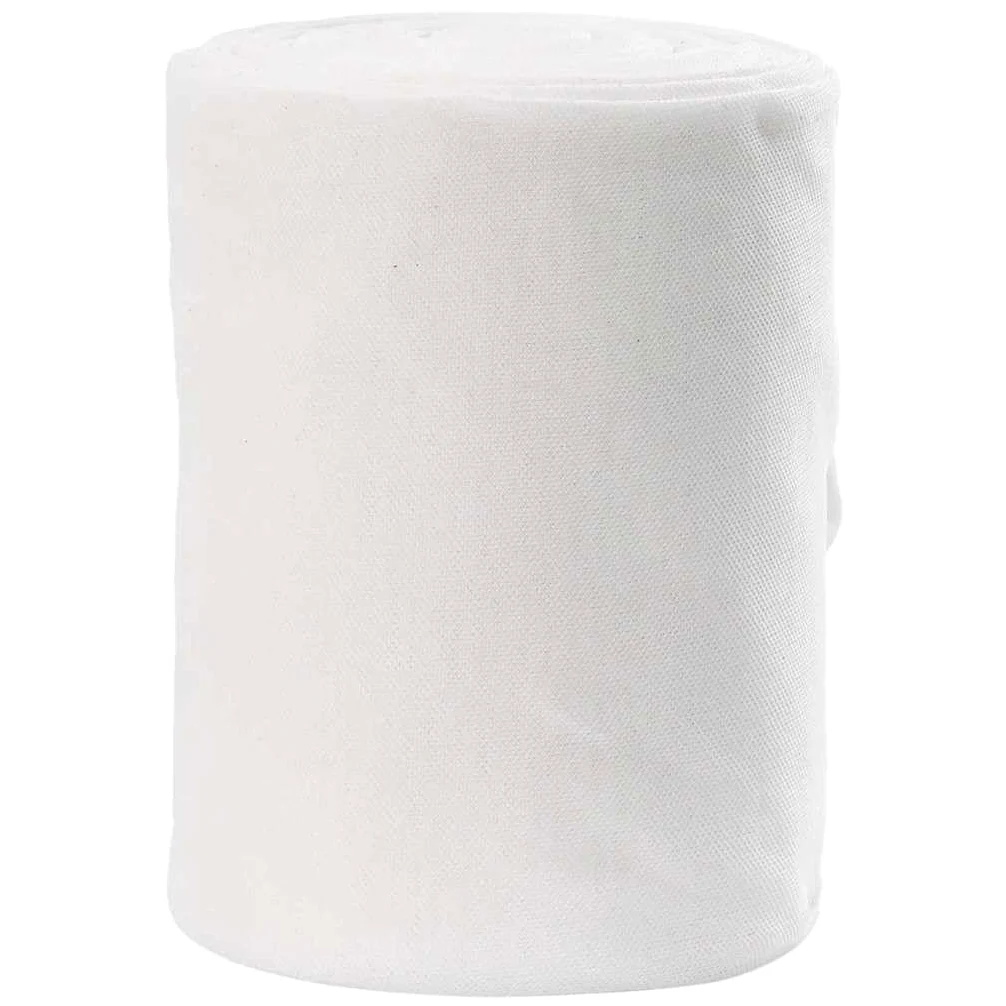 Tubo de desagüe de tela blanca de 16 x 5000 cm, ligero, flexible, accesorio sanitario para exteriores, fácil montaje, ideal para jardín, terraza y drenaje de agua