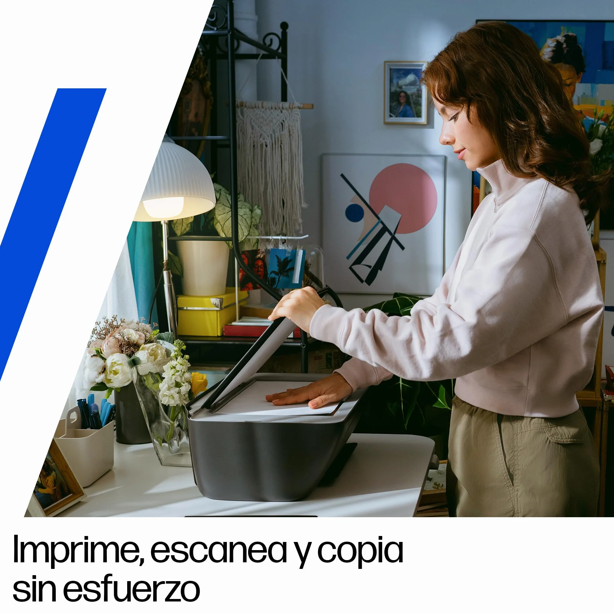 HP DeskJet 2920 Impresora Multifunción Inyección Tinta Color Inalámbrica Wi-Fi Doble Banda Negro