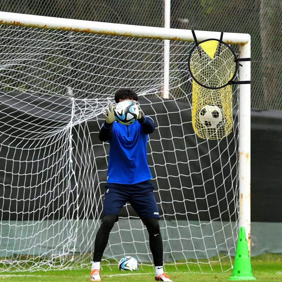 Red de Objetivo de Fútbol, Portería Plegable con Correas Ajustables para Entrenamiento de Tiro