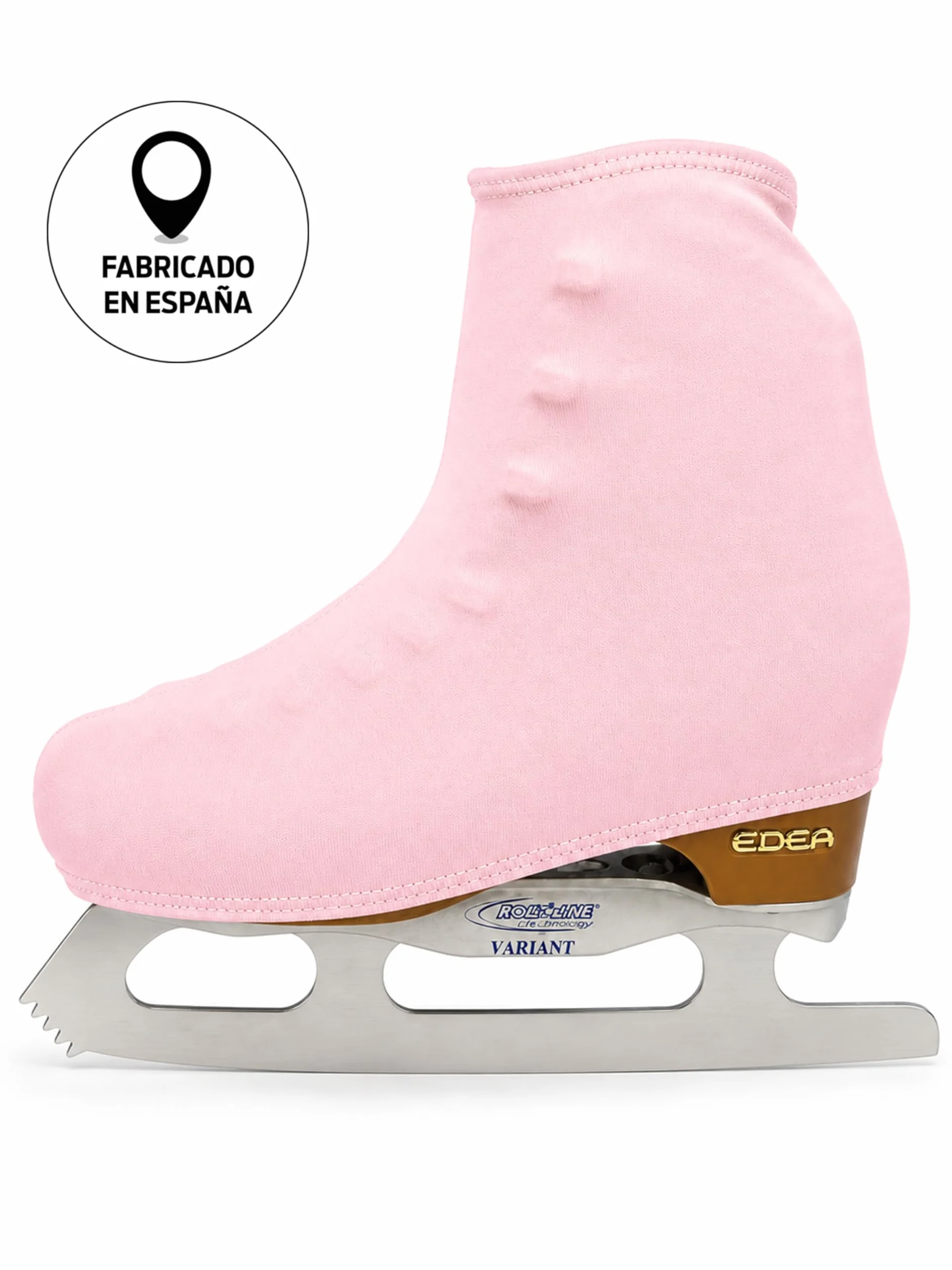 CRLSPORT Cubre patín para niña y Mujer, Funda Patinaje Hielo 180 Densidad Talla Universal Rosa Bebé