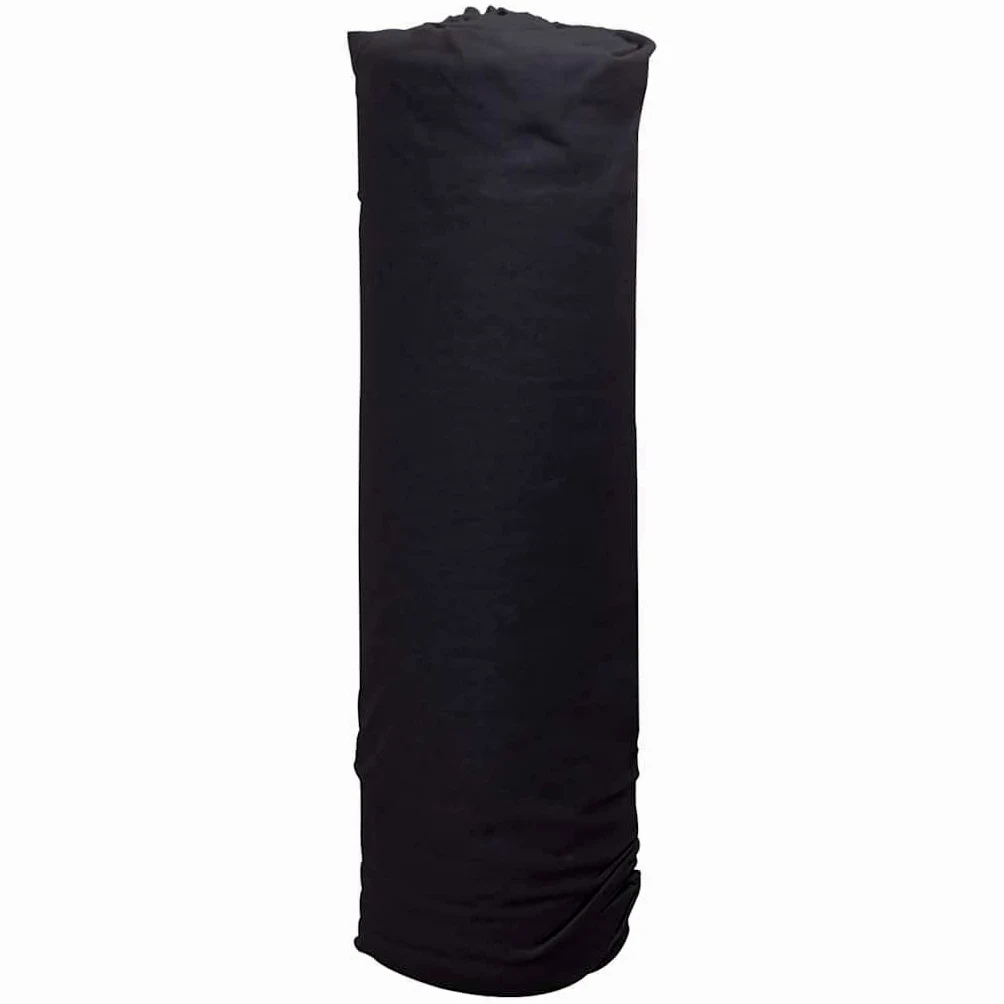 Membrana geotextil Fibra de poliéster Negro 1x10 m Malla Antihierbas,Resistente a la Rotura y Estabilizada contra UV,Protección césped Artificial,Lona antimalezas jardín 50 m (100 gsm)