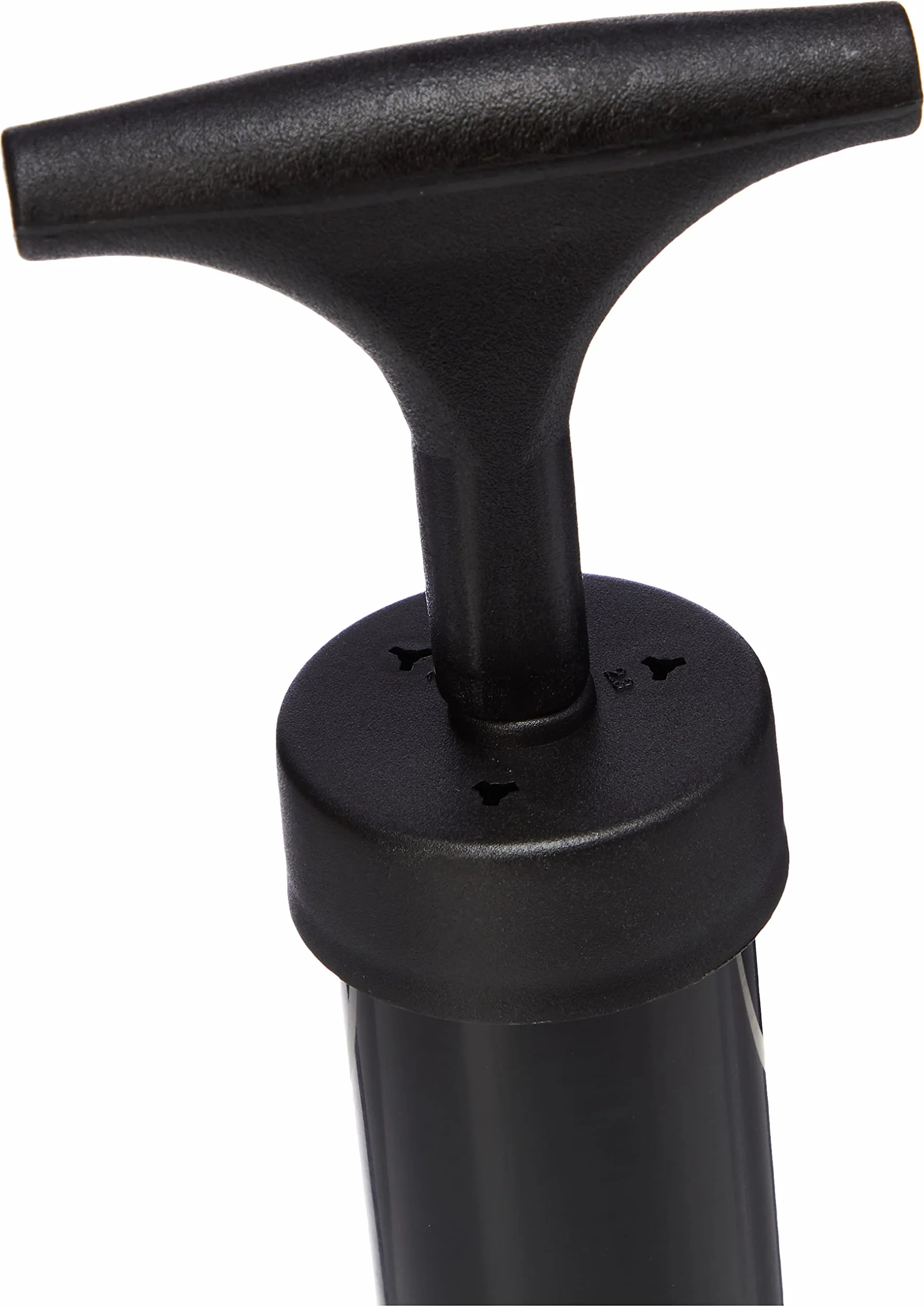 uhlsport Bomba de Aire Compacta para Fútbol, Voleibol, con Extensión Flexible, Negro