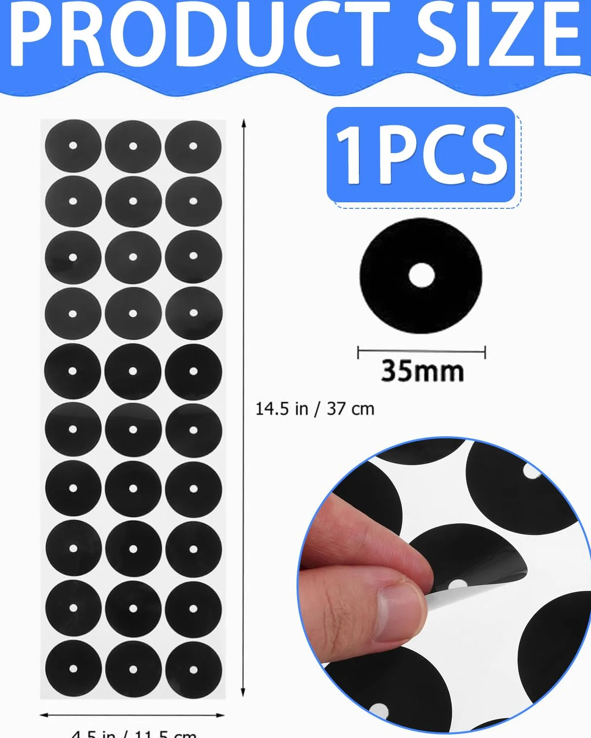 Mesa de Billar Spots 35 MM Autoadhesivo Marcador de Bolas 30 PCS