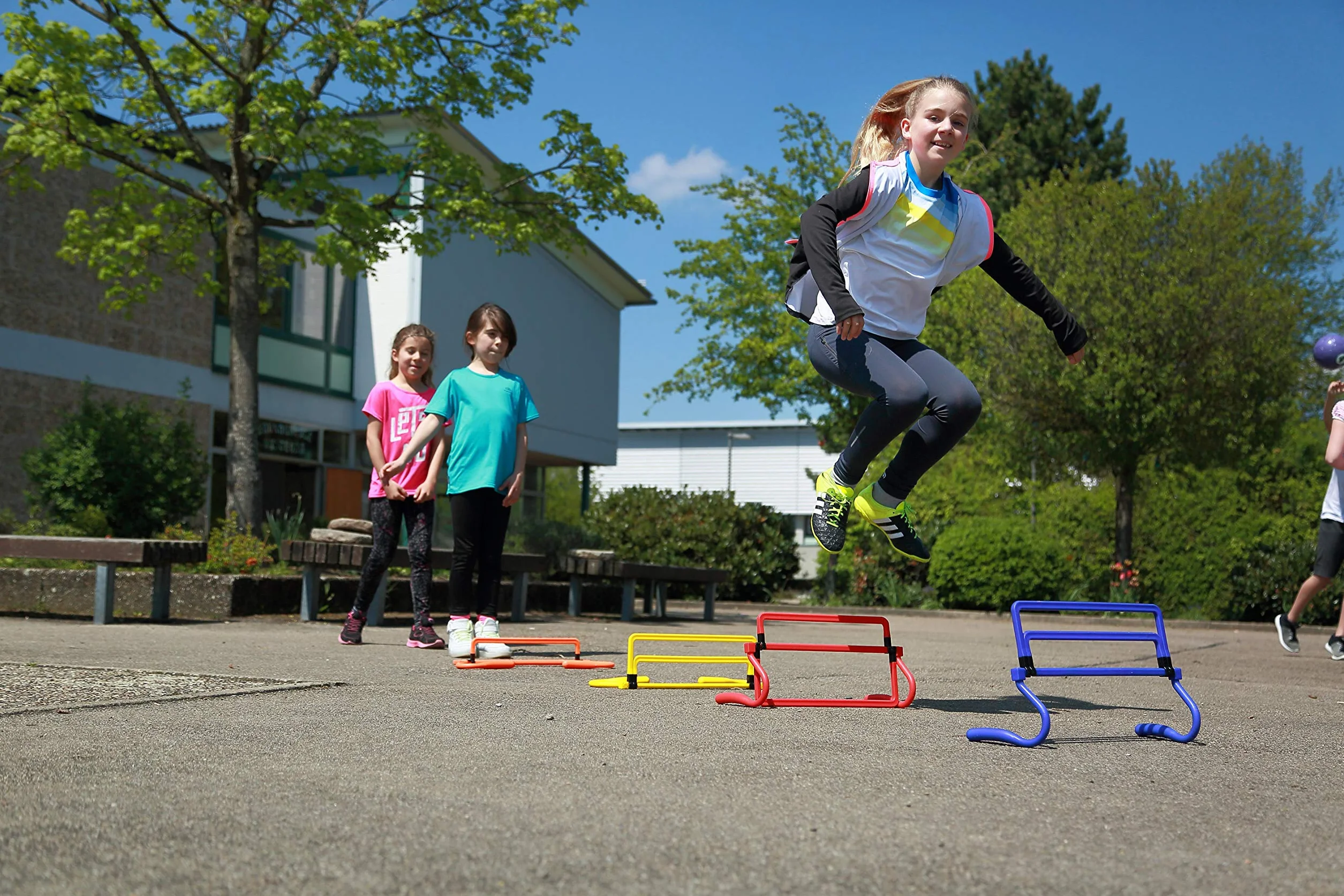 Betzold Sport Set de Vallas para niños Agilidad Atletismo Entrenamiento