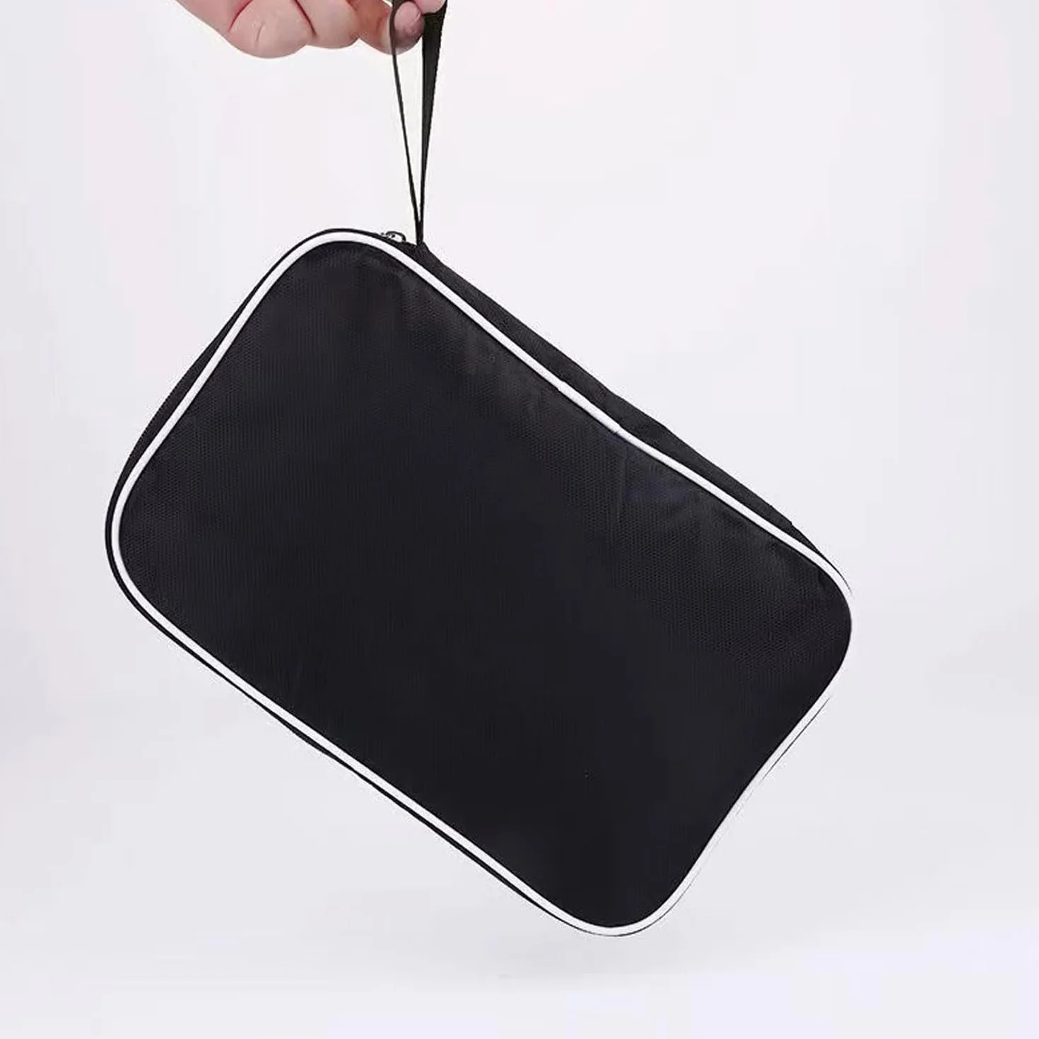 Bolsa de Tenis de Mesa para Raqueta de Ping Pong, Funda Protectora, Color Negro, 27 x 17 cm