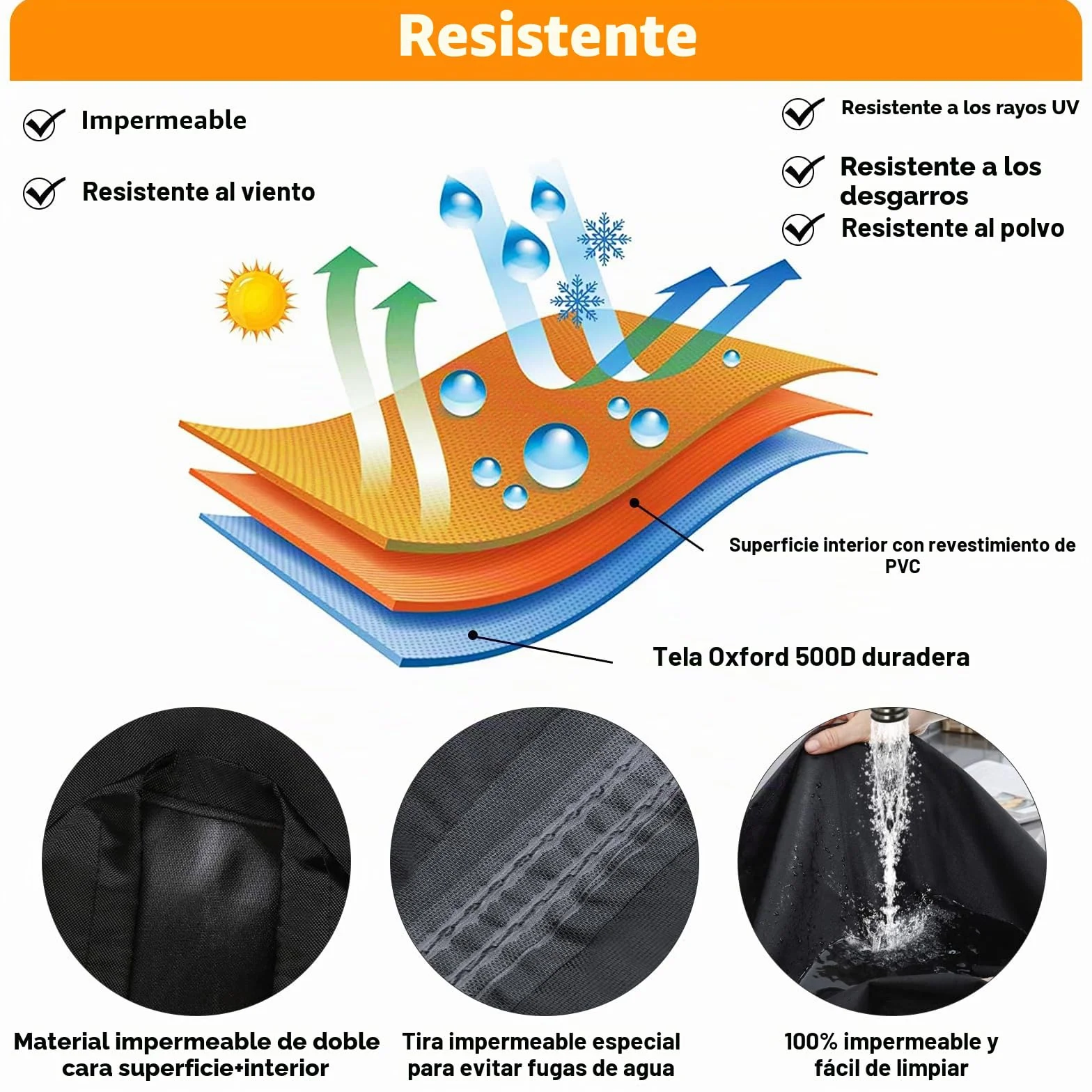 Funda Barbacoa para Weber 57cm Impermeable, Weber Cubierta para Barbacoa Redonda Exterior, 500D Oxford Resistente a la Intemperie Cubierta BBQ de Parrilla(Φ71x68cm)