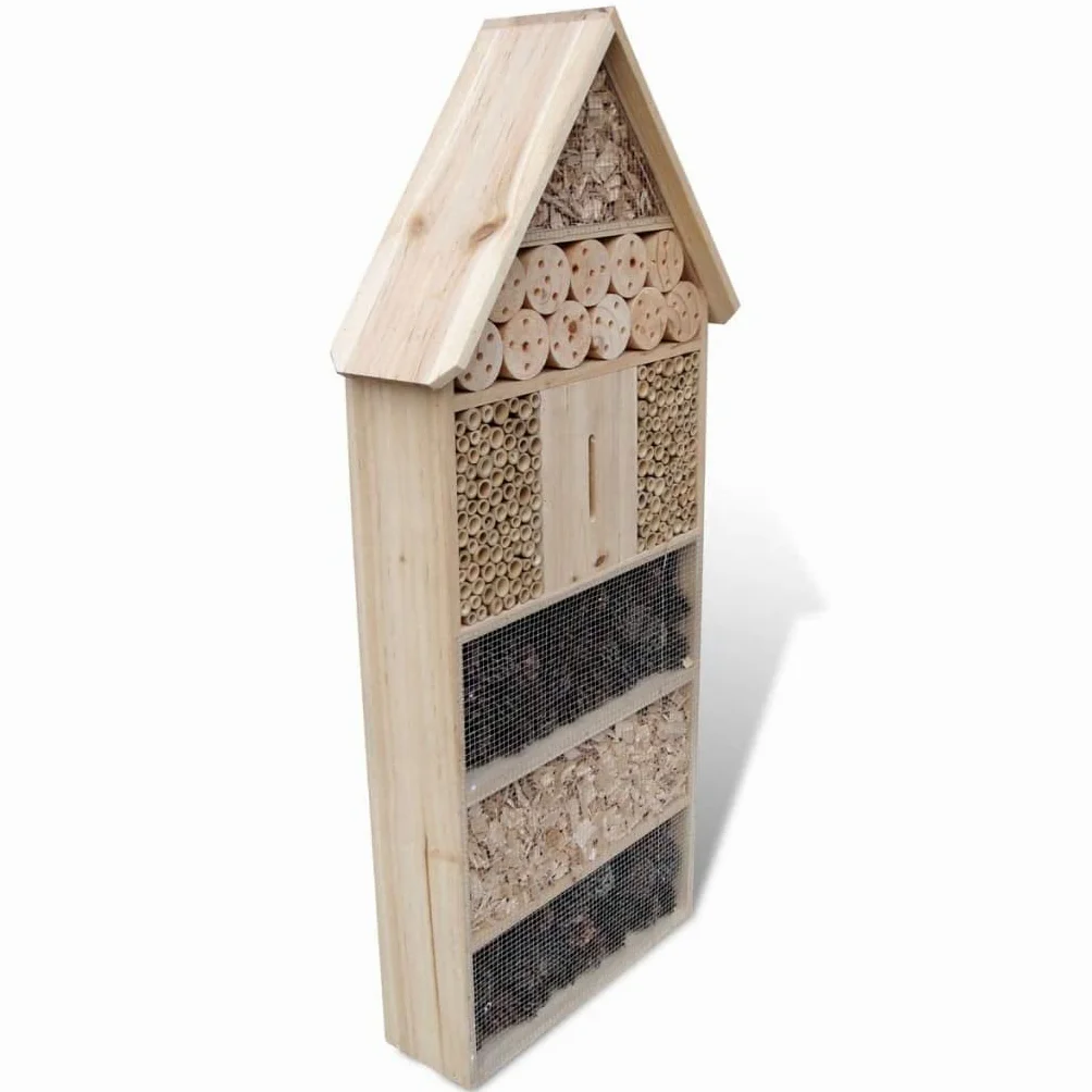Genérico Hotel de Insectos XXL 45,5 x 15 x 99 cm,Casa y jardín,Decoración,Jaulas para pájaros y Animales,Refugios para mariposas-41294