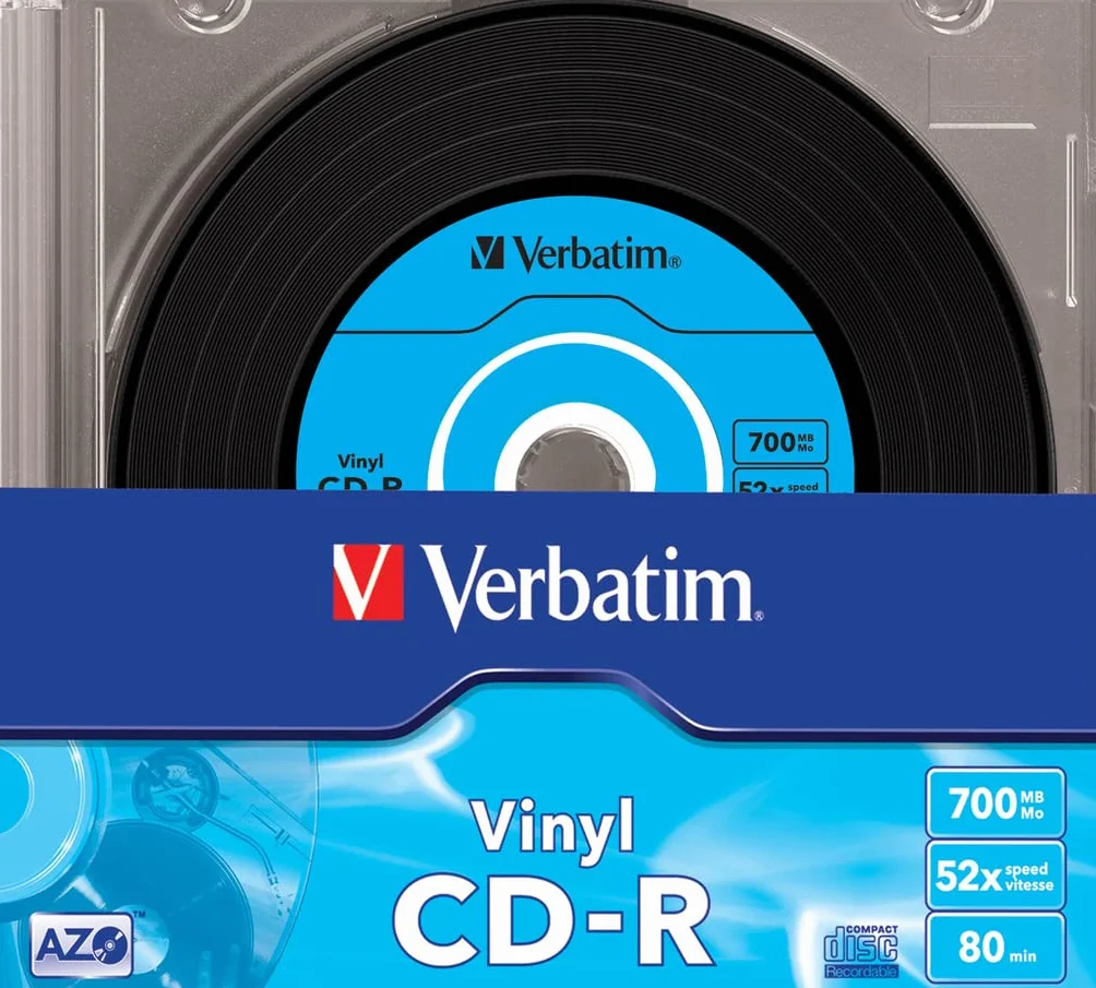 Verbatim CD-R AZO Data Vinyl 10 discos