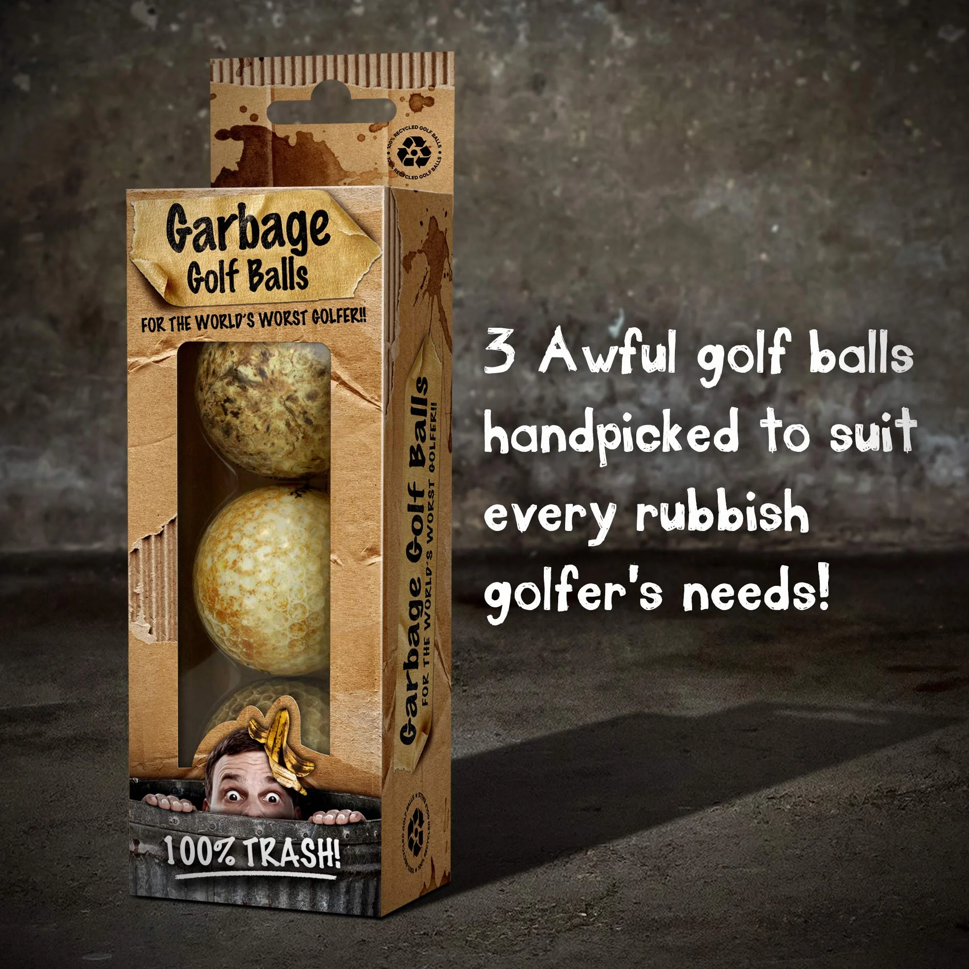 On Par Golf Balls - Ideal Golf Gifts For Worlds Worst Golfer