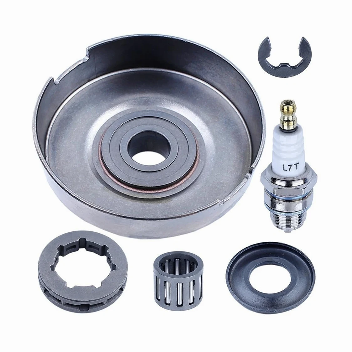 Conjunto de bujía de embrague de motosierra compatible con modelos 372, 371, 365, 362, XP, 2172, 2171, 2165 y 2163