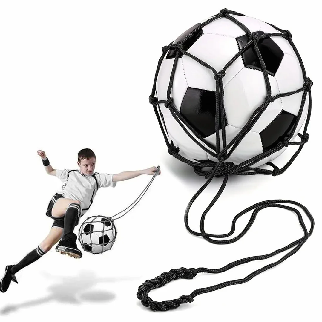 SGERUFZ Fußball Kick Trainer Neto, Neto de Bolsa de Balón Solo Soccer Kick Práctica Ayuda de Entrenamiento Neto de Retorno de Entrenamiento para Niños Jóvenes Adultos Ejercicios de Patada