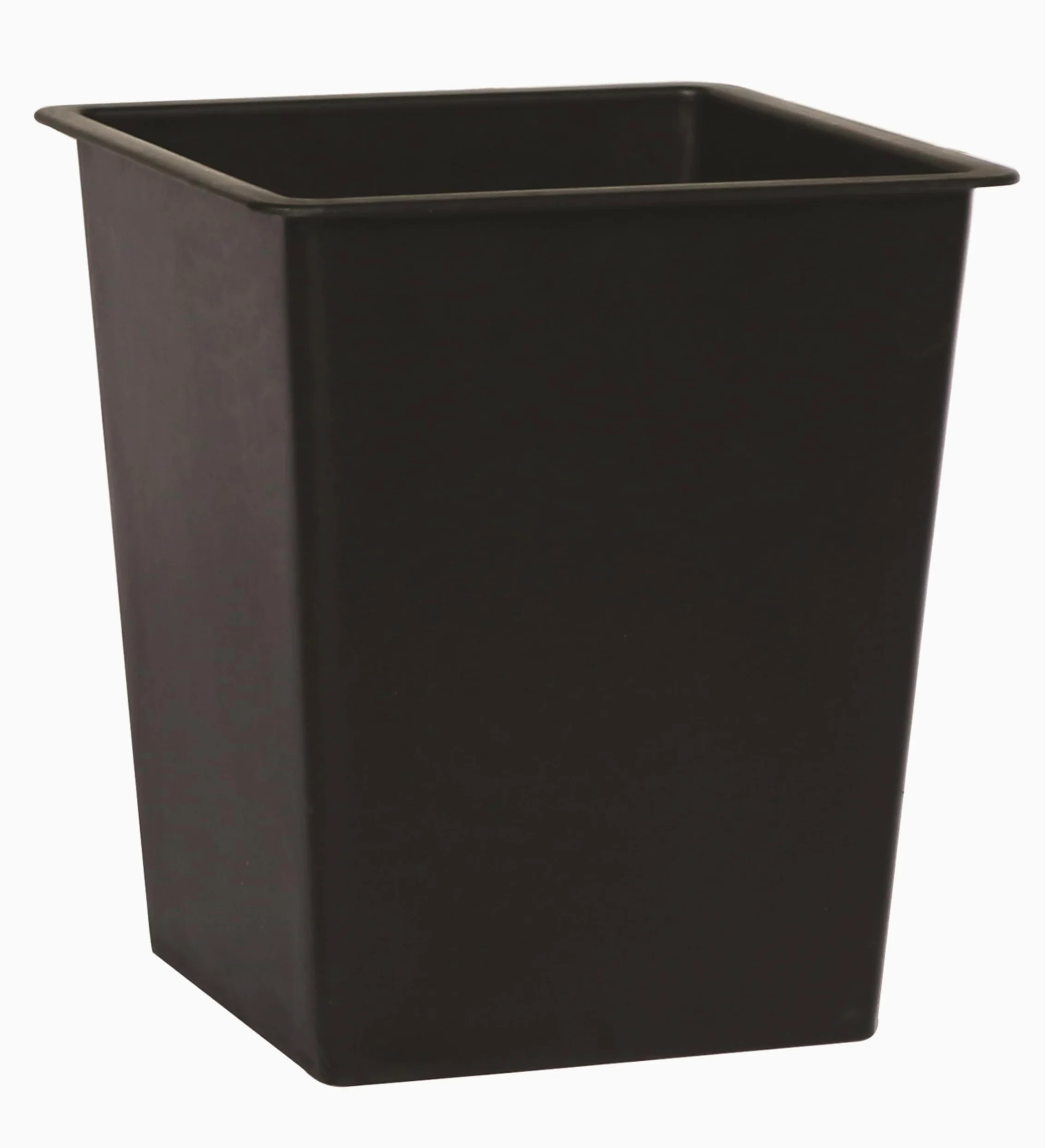 METRO Professional Jardinera/Separador de ambientes con 3 macetas, ratán sintético, Negro