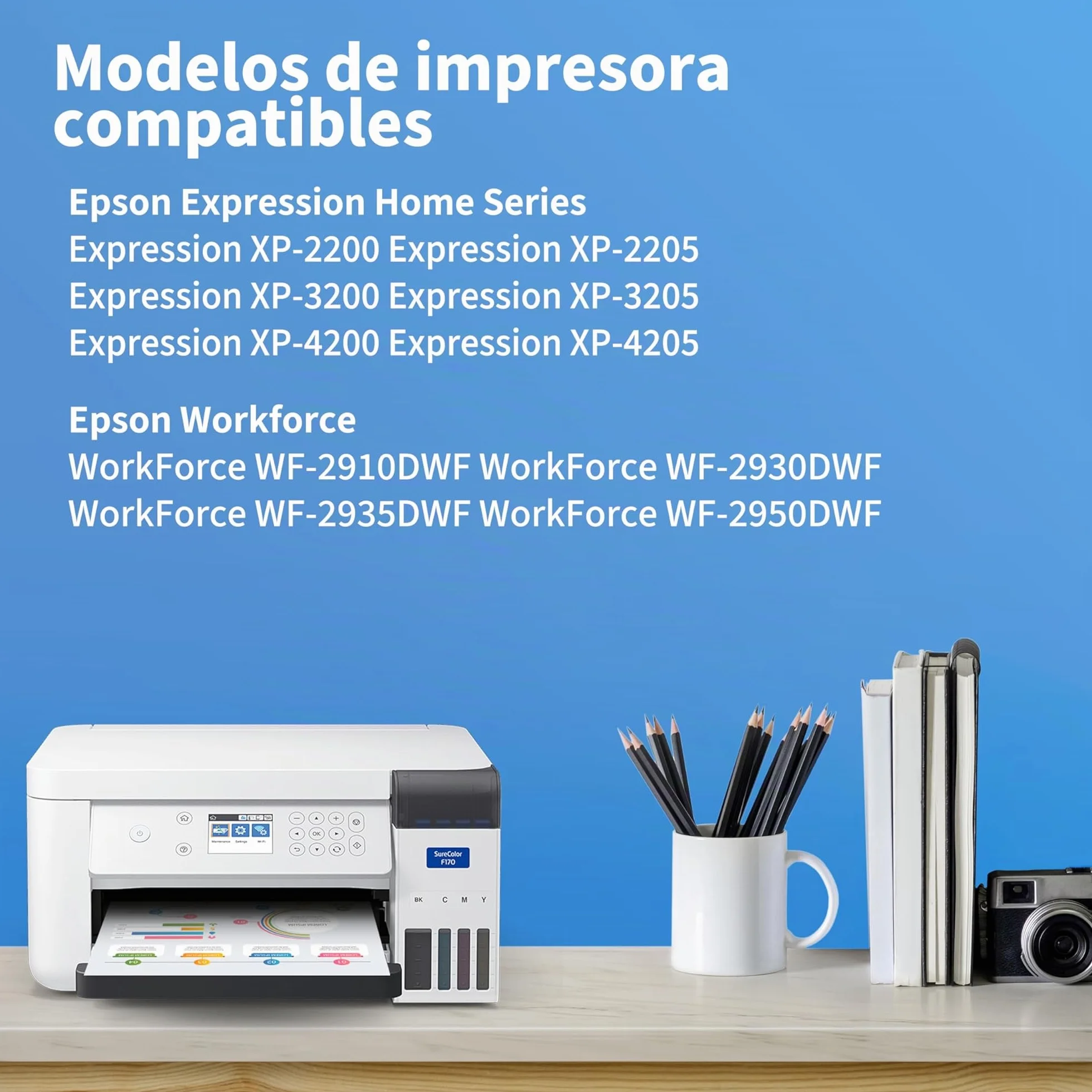 Epson 604XL Cartucho de Tinta Compatible Multipack para XP-2200 XP-2205 XP-3200 XP-3205 XP-4200 XP-4205 WF-2910 (10 Paquetes)