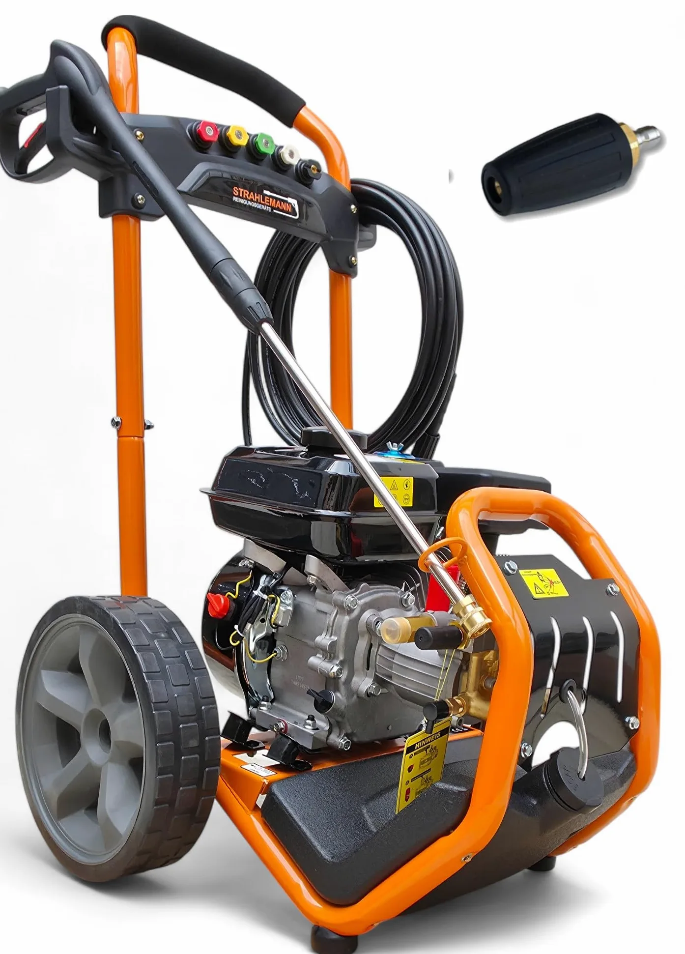 Strahlemann Limpiador de alta presión 7 CV, limpiador de superficies máx. 220 bar + fresa sucia