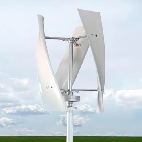 Kit de generador de turbina eólica de 6000 W, sistema de energía renovable para el hogar, generador de viento de eje vertical de CA trifásico para producción de electricidad ecológica