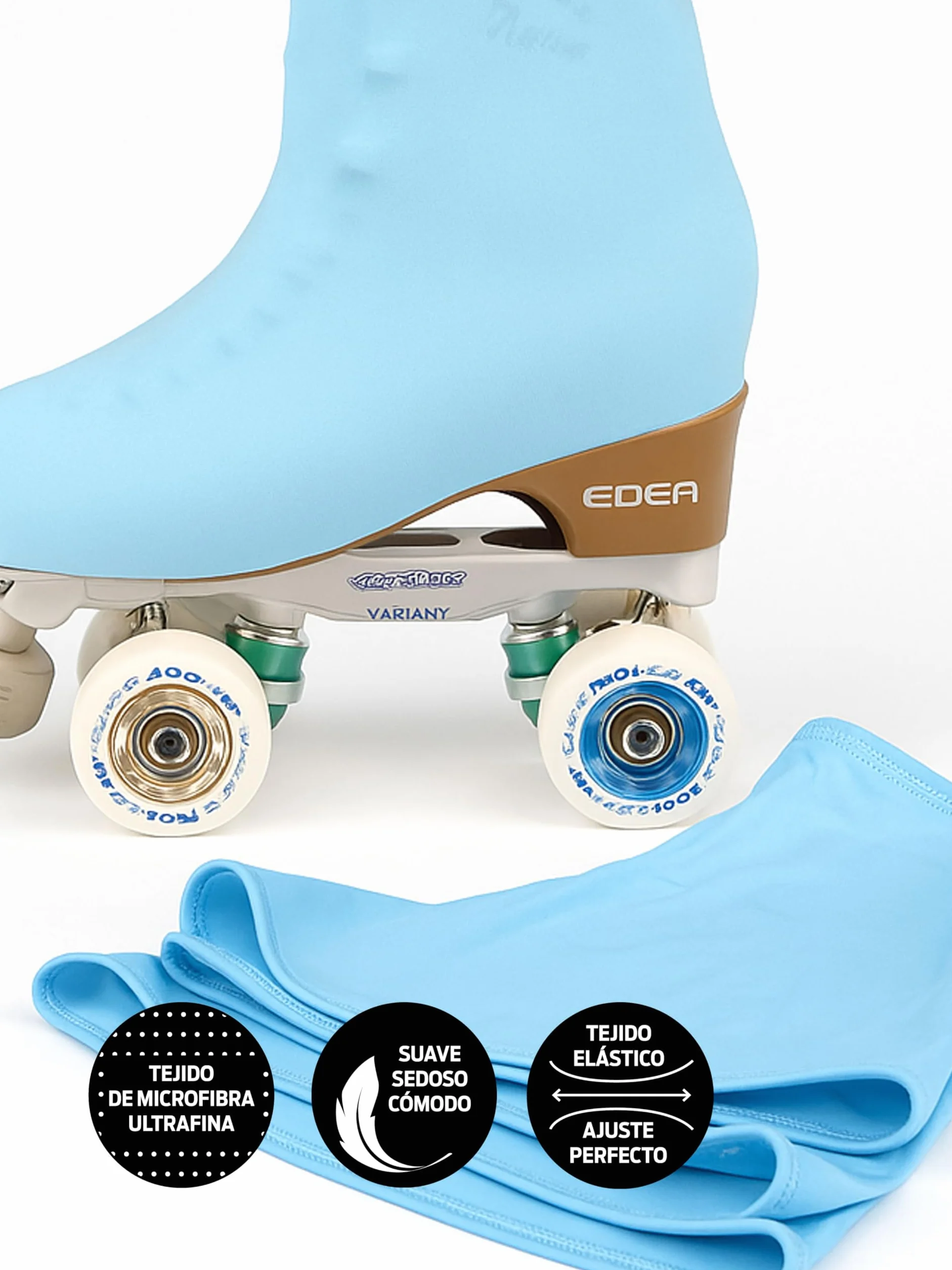CRLSPORT Cubre patín para niña y Mujer Funda Patinaje Hielo Artístico 180 Densidad Universal