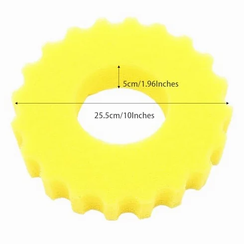 Esponja de filtro de estanque, filtro de espuma bioquímica de alta eficiencia para esponjas SunSun CPF/CPA-5000, espuma de filtro de estanque fácil de reemplazar