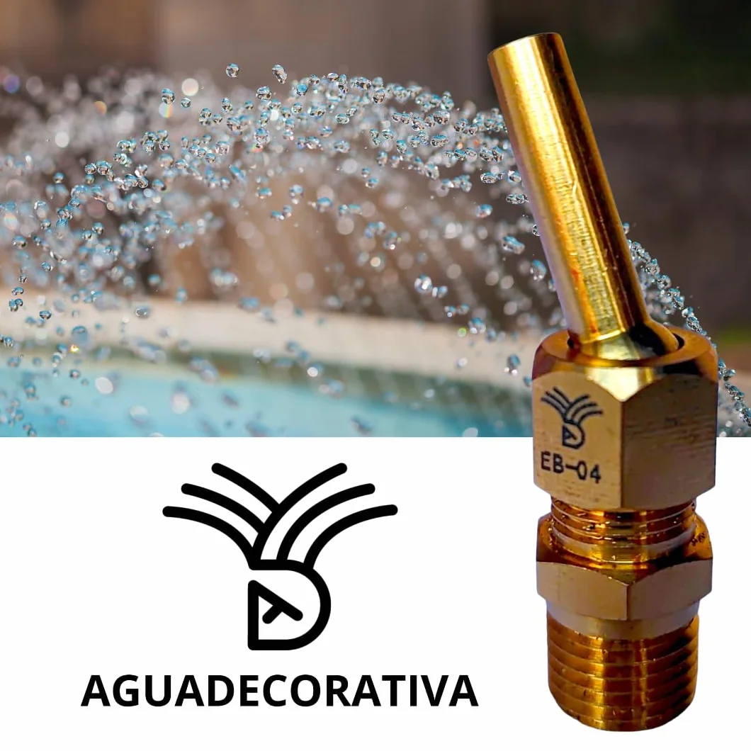 Boquillas para fuentes de jardín chorro de lanza de 4mm rosca 1/4" BSPT Latón