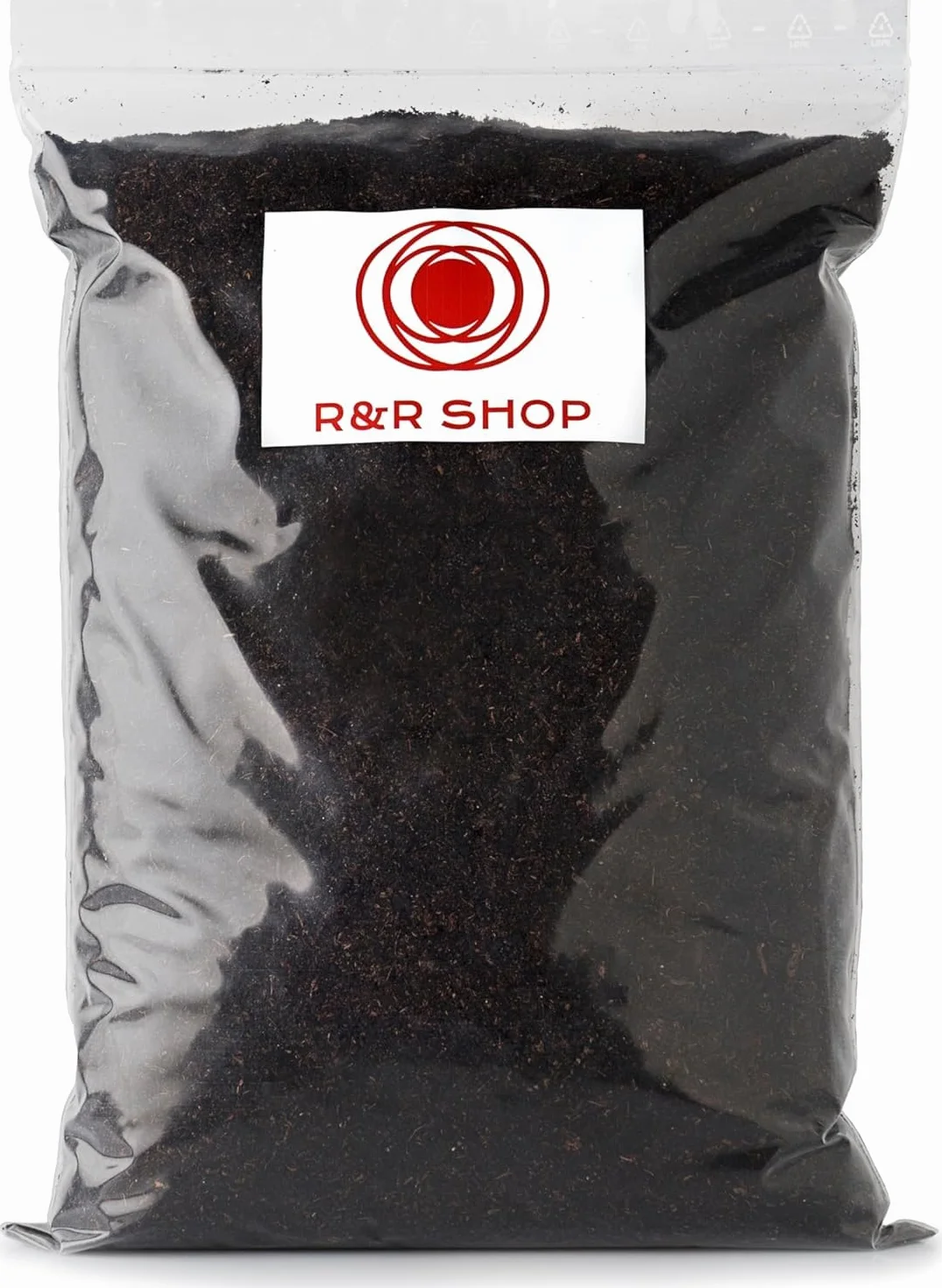 R&R SHOP – Turba Negra Fina, PH Neutro para Enriquecer el Suelo de Plantas, Huertos y Césped (22L)
