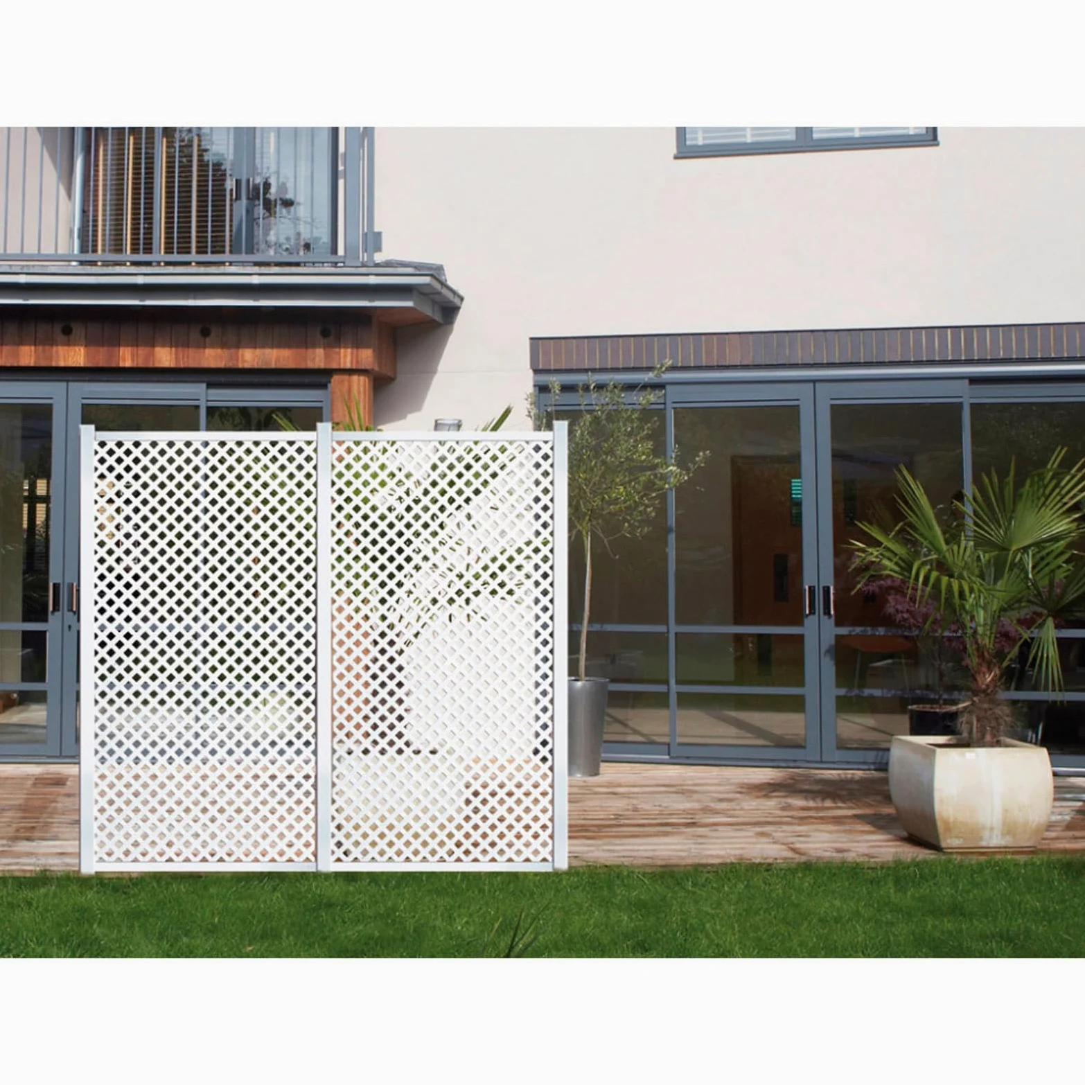 NORTENE Panel Decorativo Pp Privat Blanco Polipropileno Decorativa 1X2M 25mm