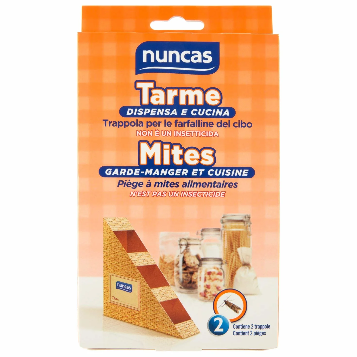 Nuncas Polillas Trampa Despensa y Cocina - 2 Piezas