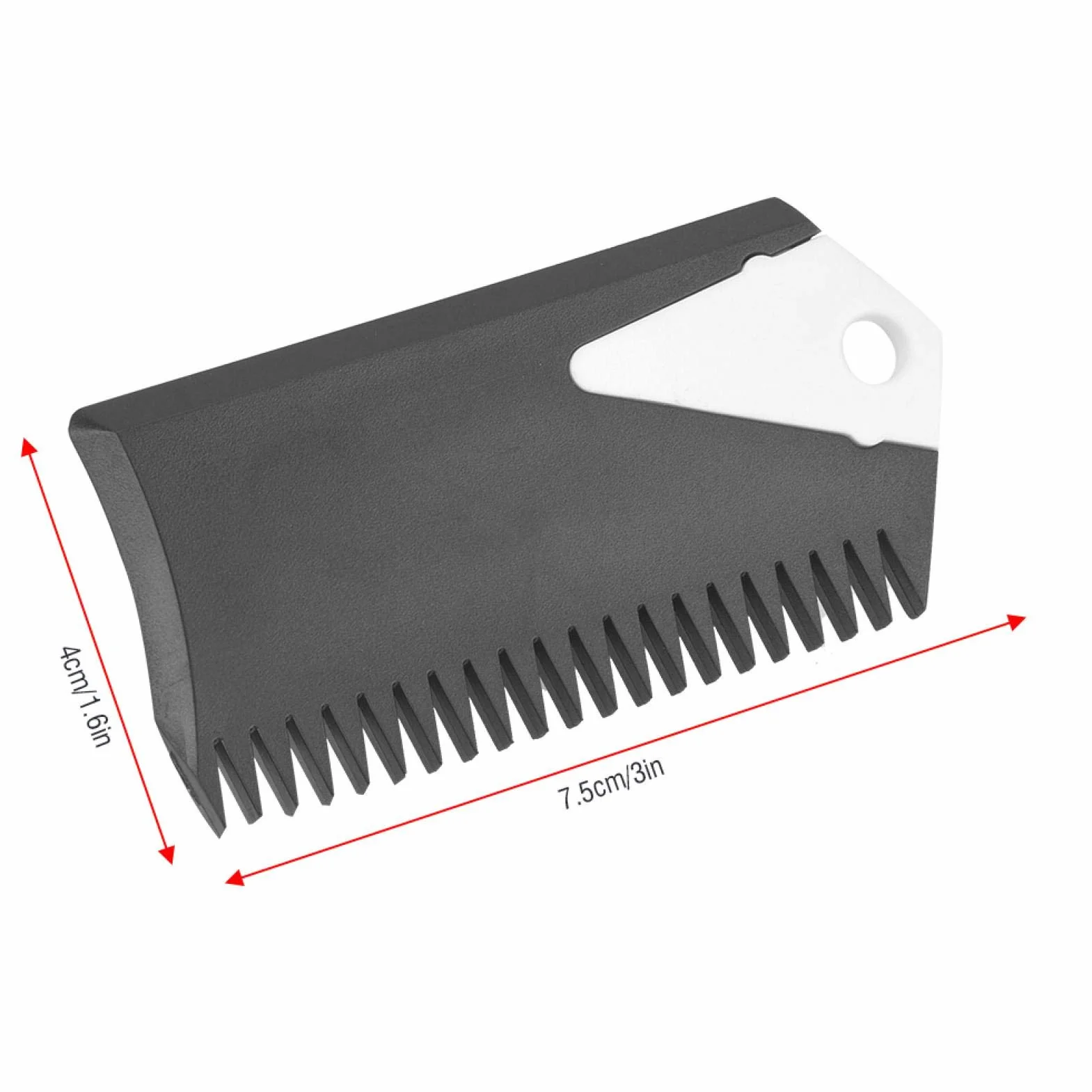 Peine para Cera Surf PVC, Peine Rascador Surf, 2 Unids Set para Tabla de Surf, Skimboard