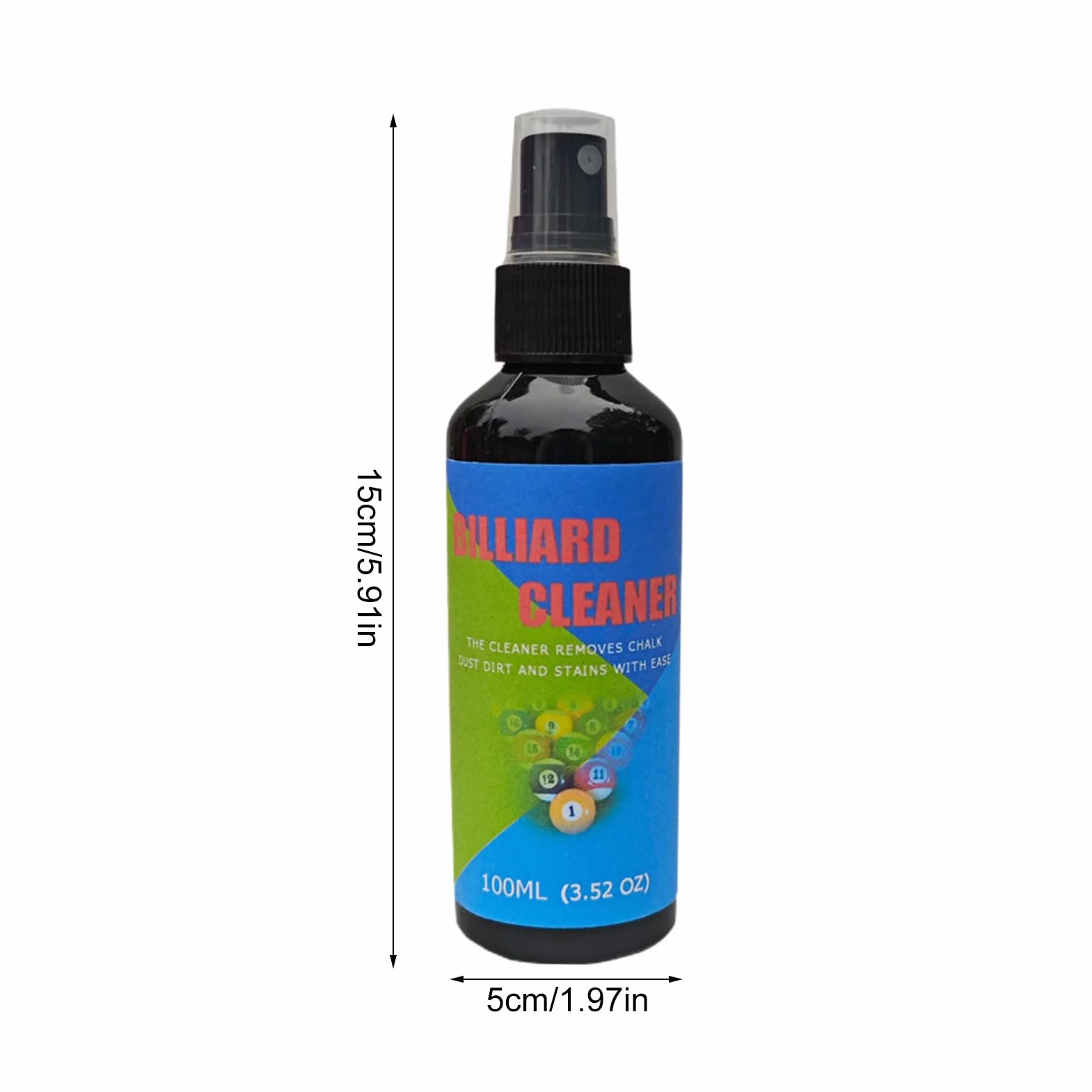 Limpiador de Bolas de Billar 100 ml Spray Pulido y Limpieza Profunda Mantenimiento